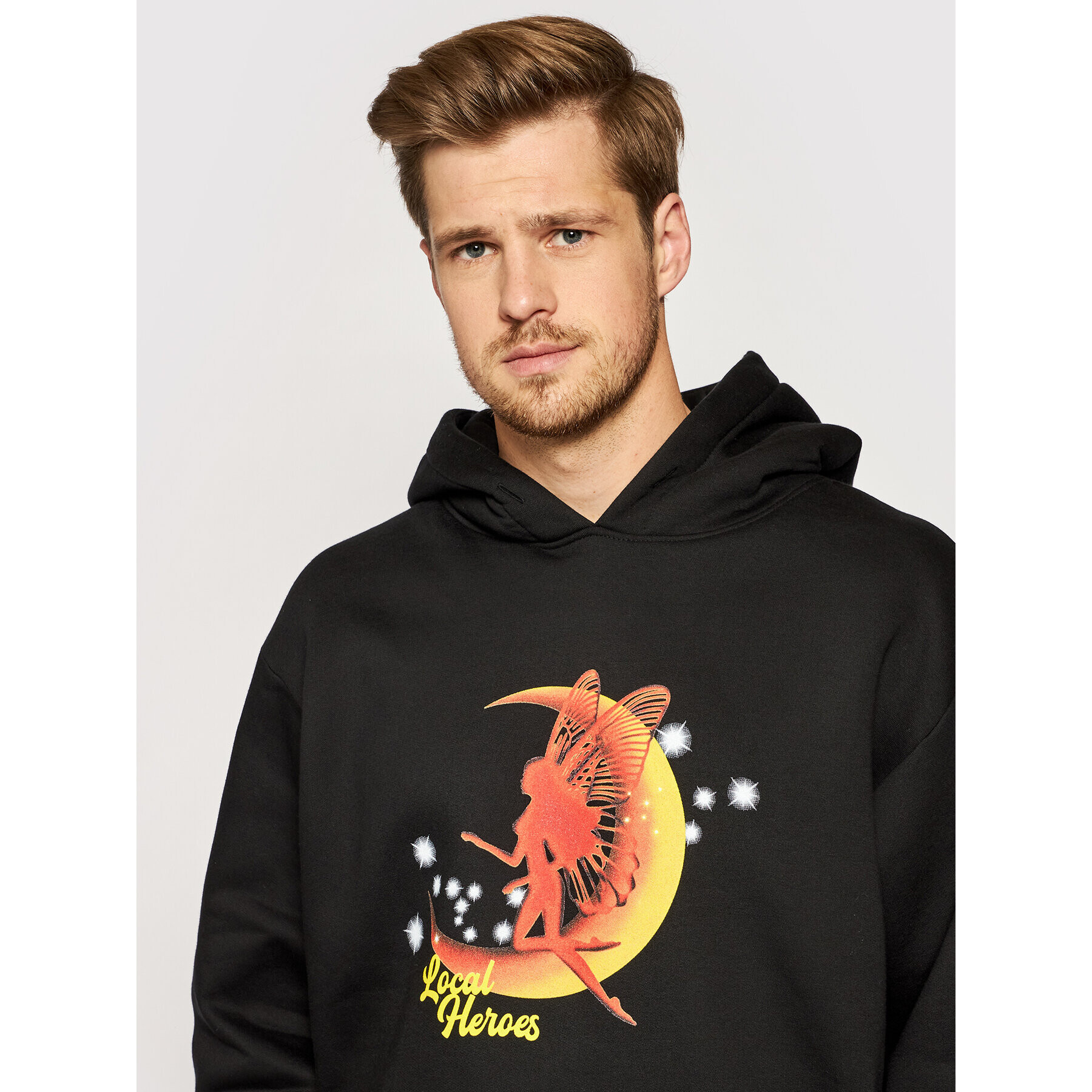 Local Heroes Суитшърт Magic Hell AW21S0072 Черен Regular Fit - Pepit.bg