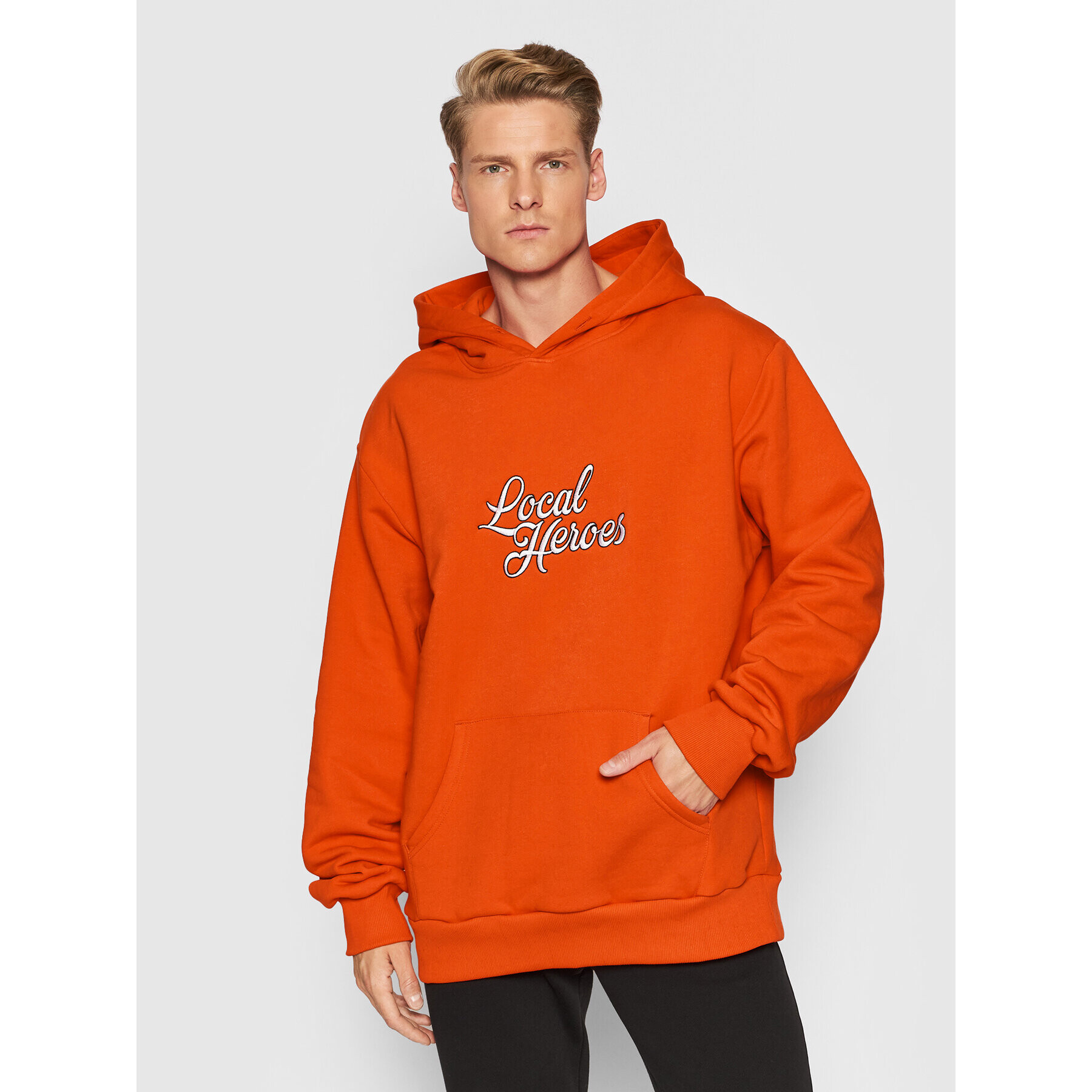 Local Heroes Суитшърт Nostalgic Червен Regular Fit - Pepit.bg