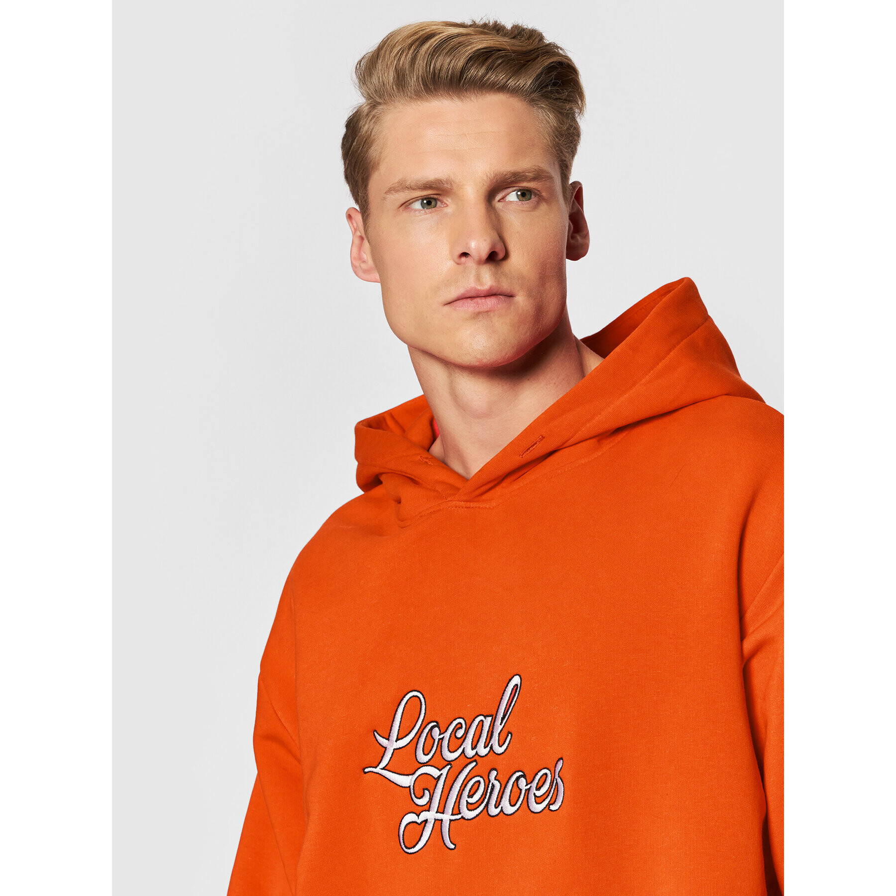 Local Heroes Суитшърт Nostalgic Червен Regular Fit - Pepit.bg