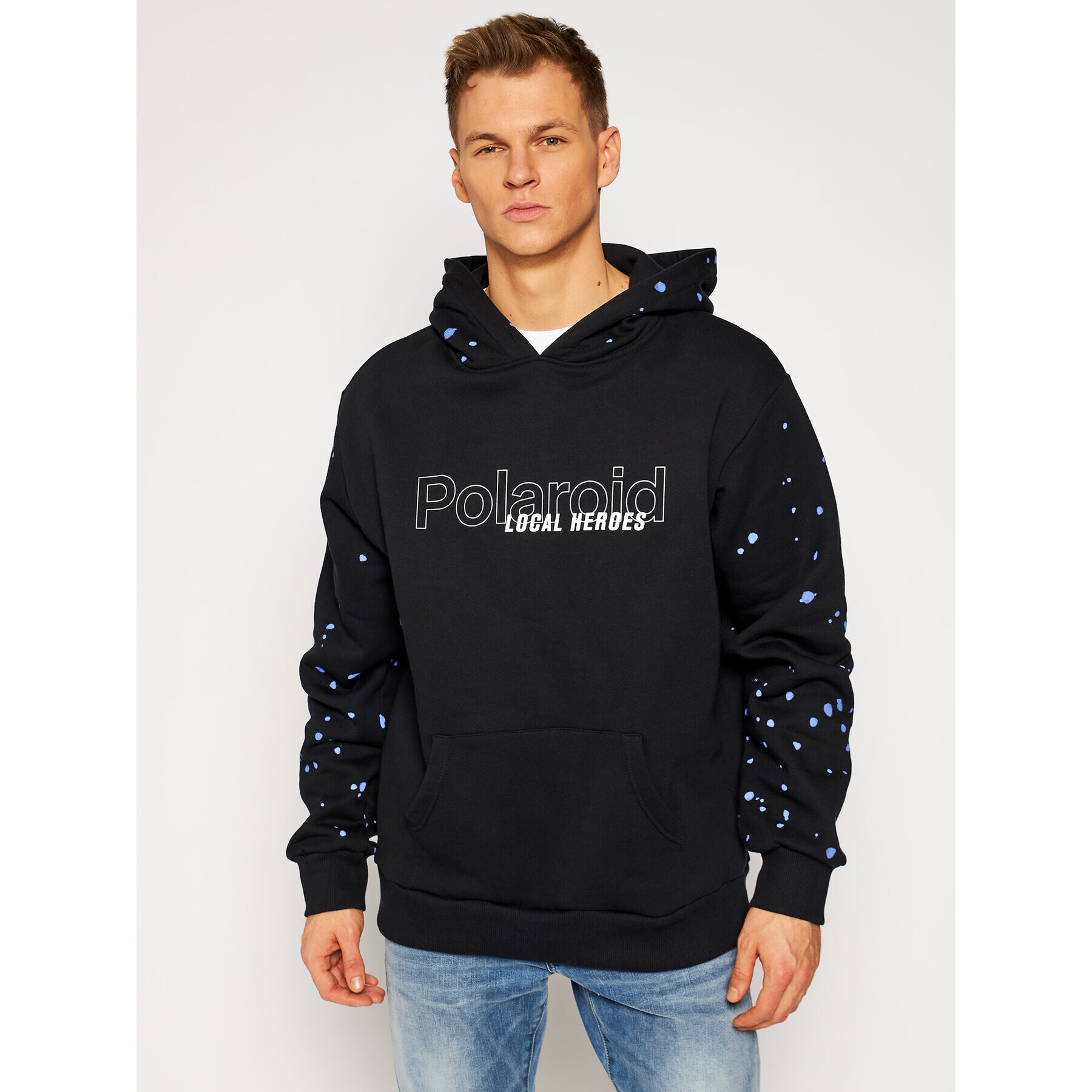 Local Heroes Суитшърт Spray LHPLS0006 Черен Regular Fit - Pepit.bg