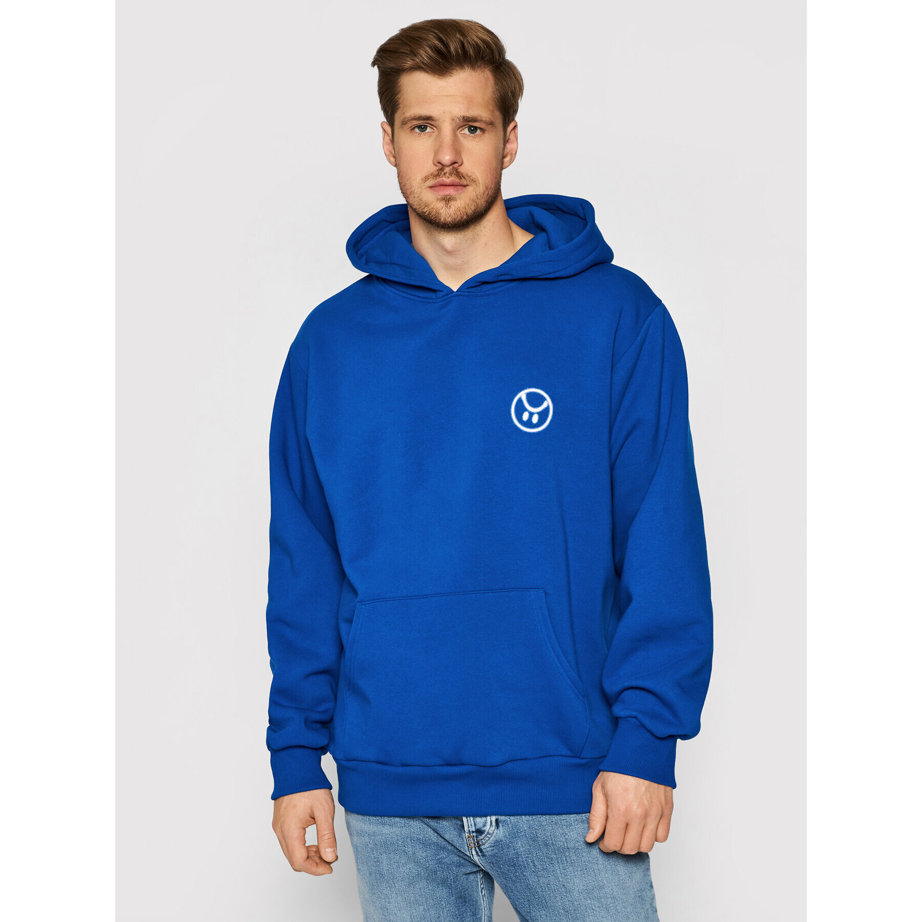 Local Heroes Суитшърт Unhappy AW21S0075 Син Regular Fit - Pepit.bg