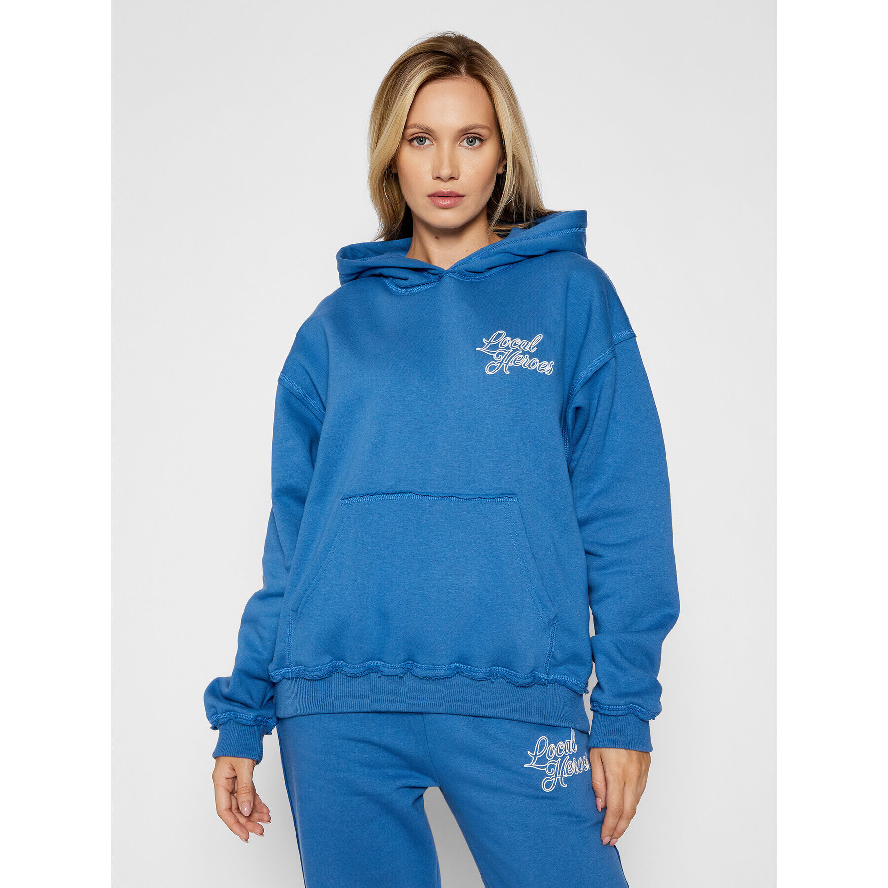 Local Heroes Суитшърт Washed AW21S0012 Тъмносин Regular Fit - Pepit.bg