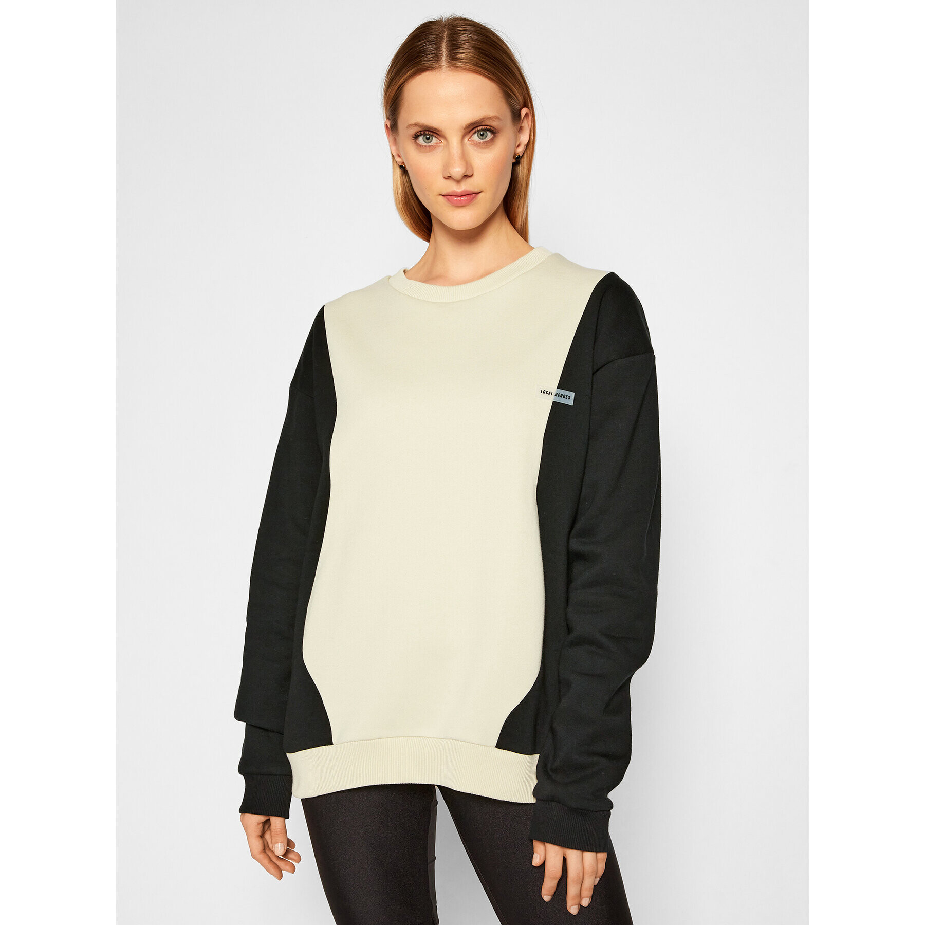 Local Heroes Суитшърт Wave Sweatshirt AW2021S0019 Бежов Regular Fit - Pepit.bg