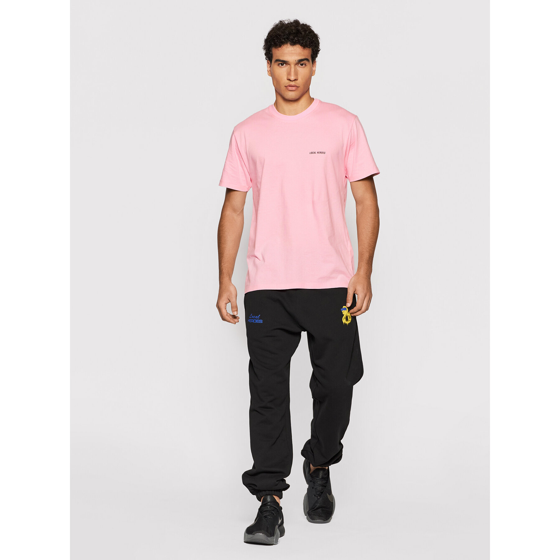 Local Heroes Тишърт Alive AW21T0129 Розов Regular Fit - Pepit.bg