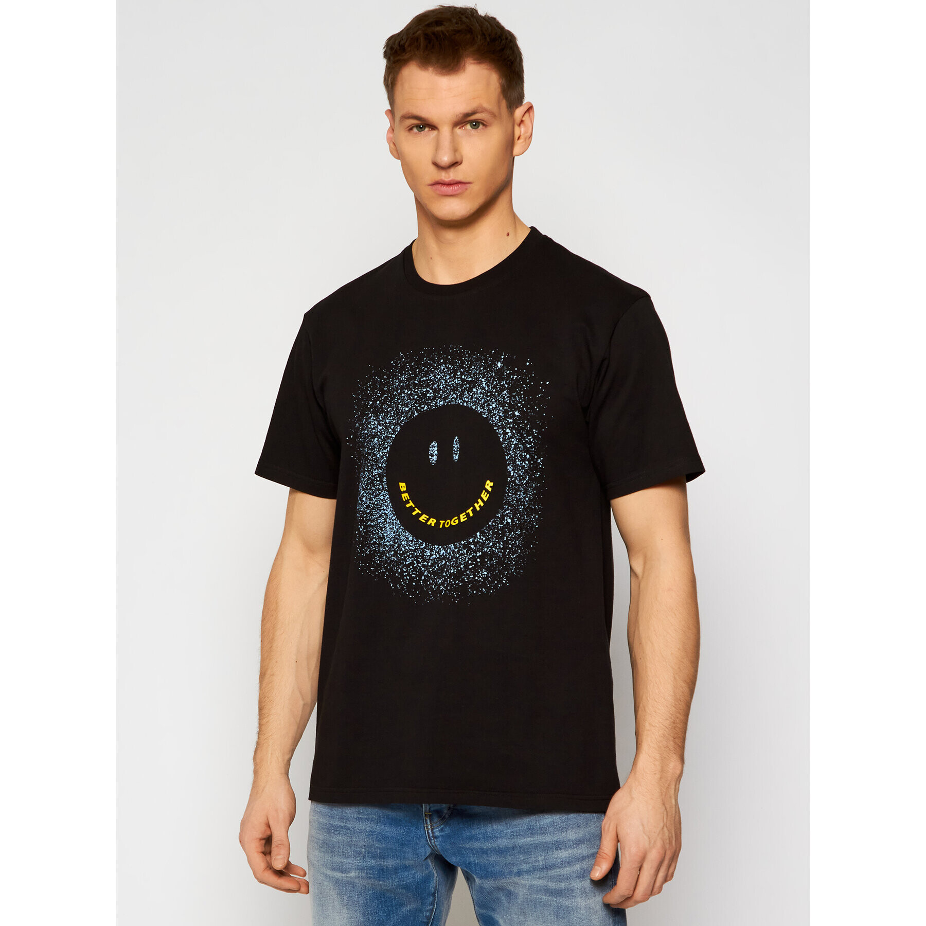 Local Heroes Тишърт Better Together SS21T0080 Черен Regular Fit - Pepit.bg
