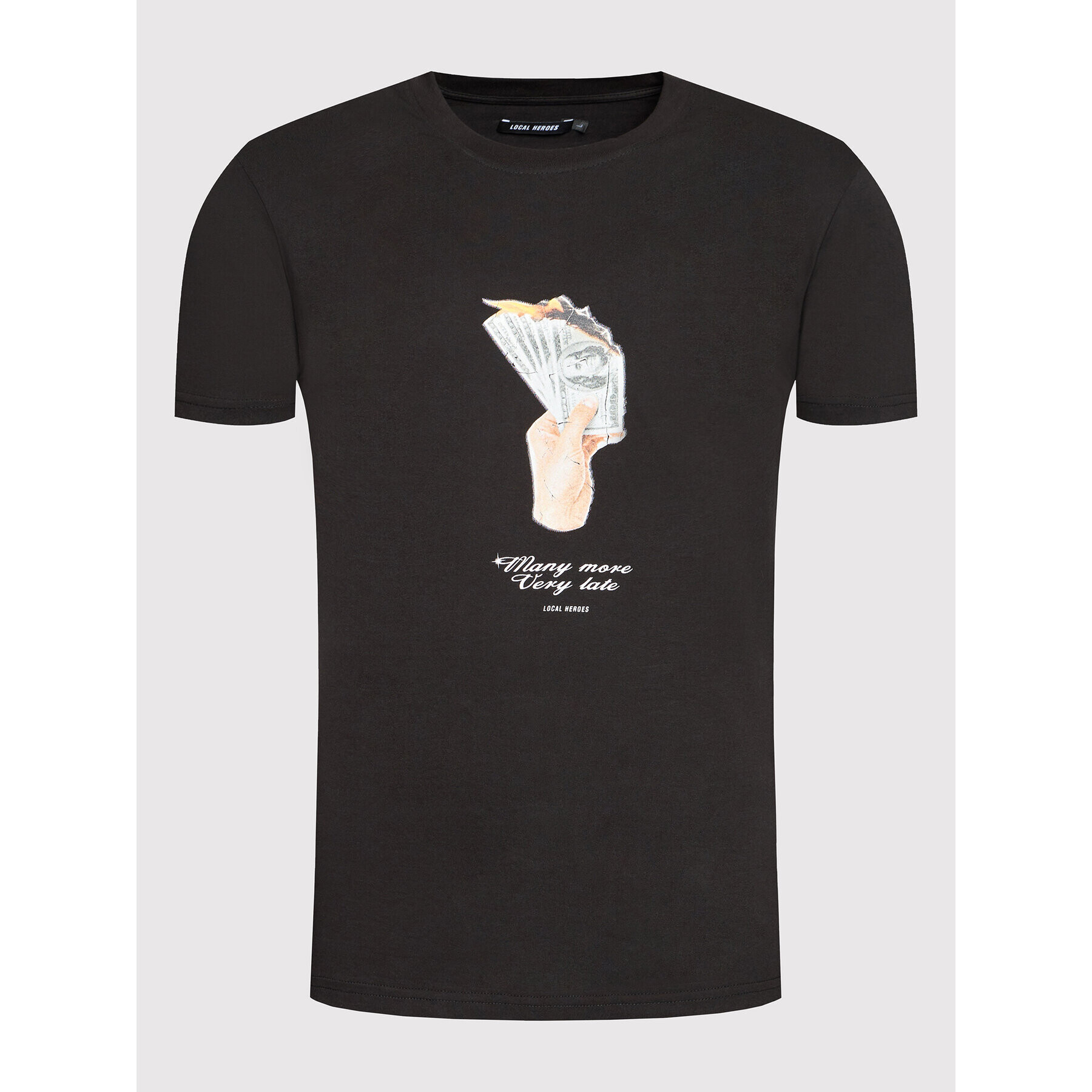 Local Heroes Тишърт Cash Tee AW21T0110 Черен Regular Fit - Pepit.bg