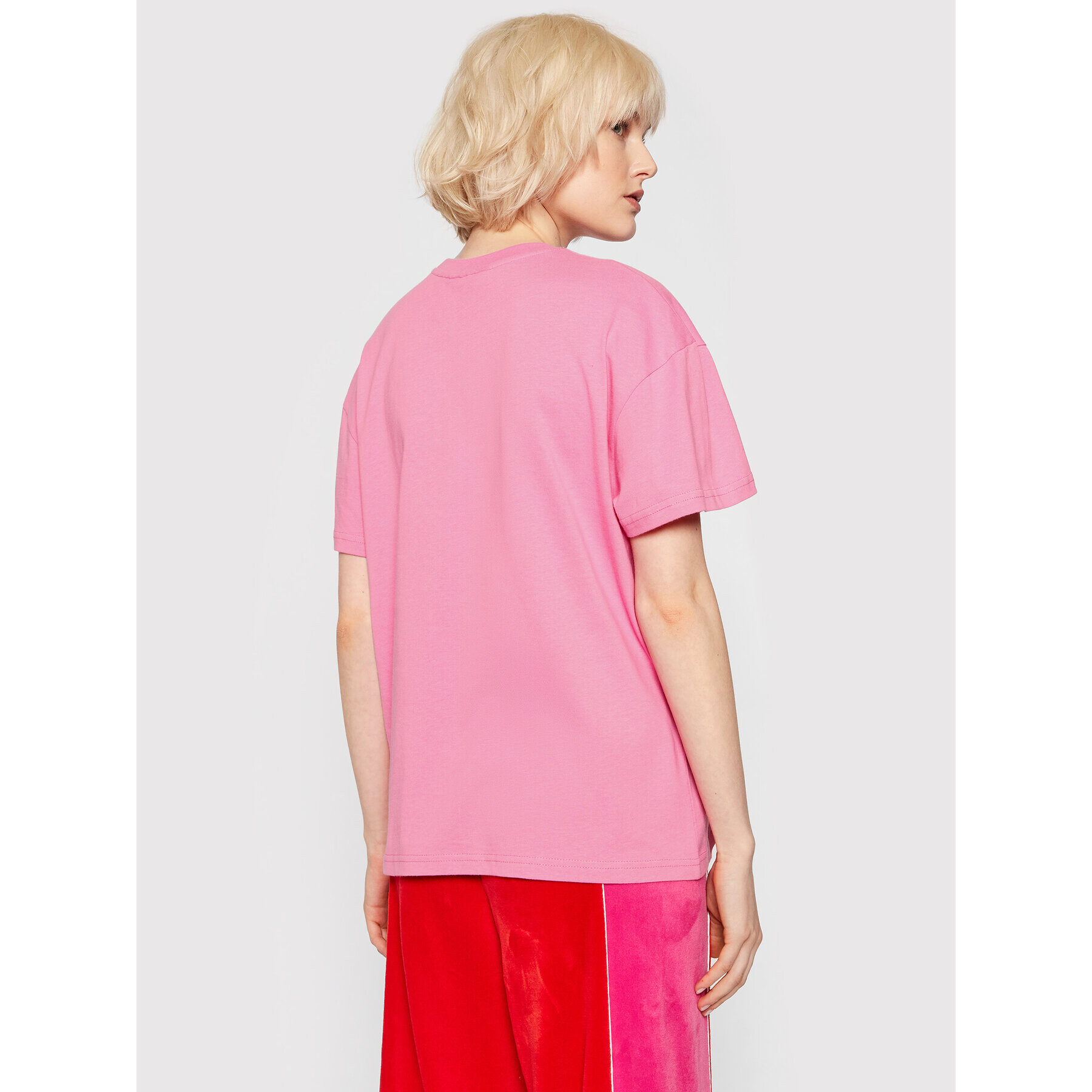 Local Heroes Тишърт COCA-COLA Bottle Cup LHCCT001 Розов Oversize - Pepit.bg