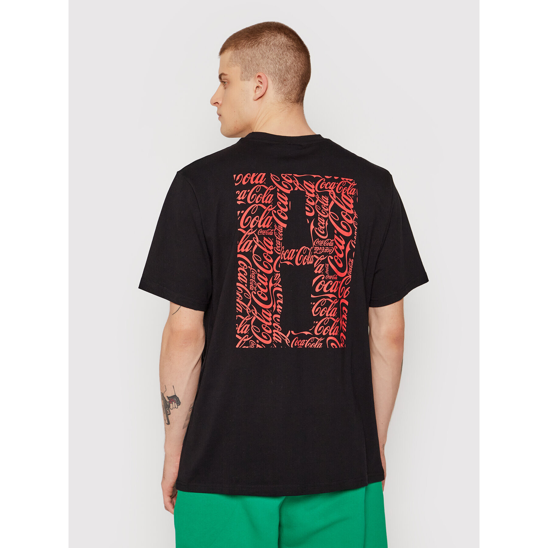 Local Heroes Тишърт COCA-COLA Bottle LHCCT012 Черен Oversize - Pepit.bg