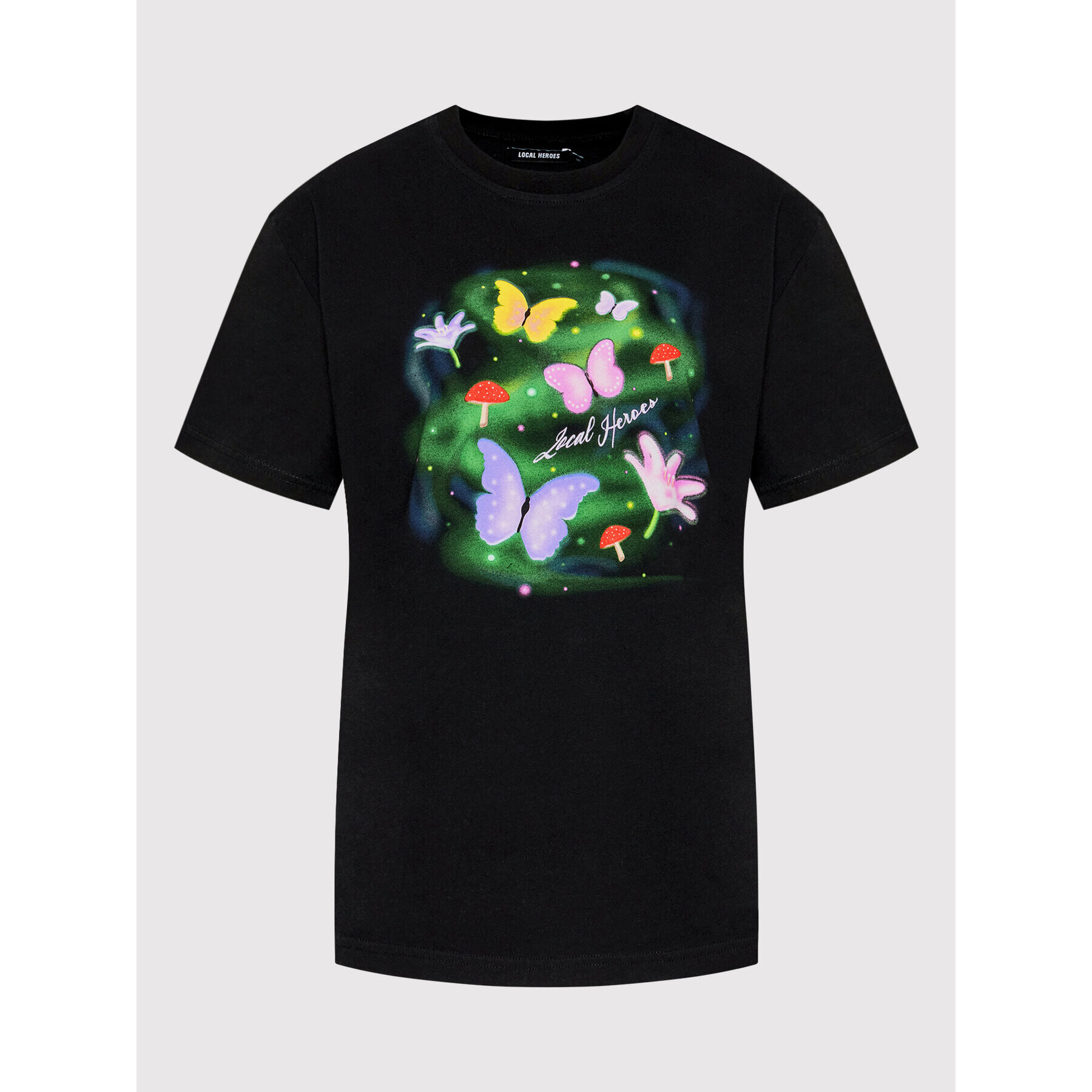 Local Heroes Тишърт Fairy SS22T0001 Черен Oversize - Pepit.bg