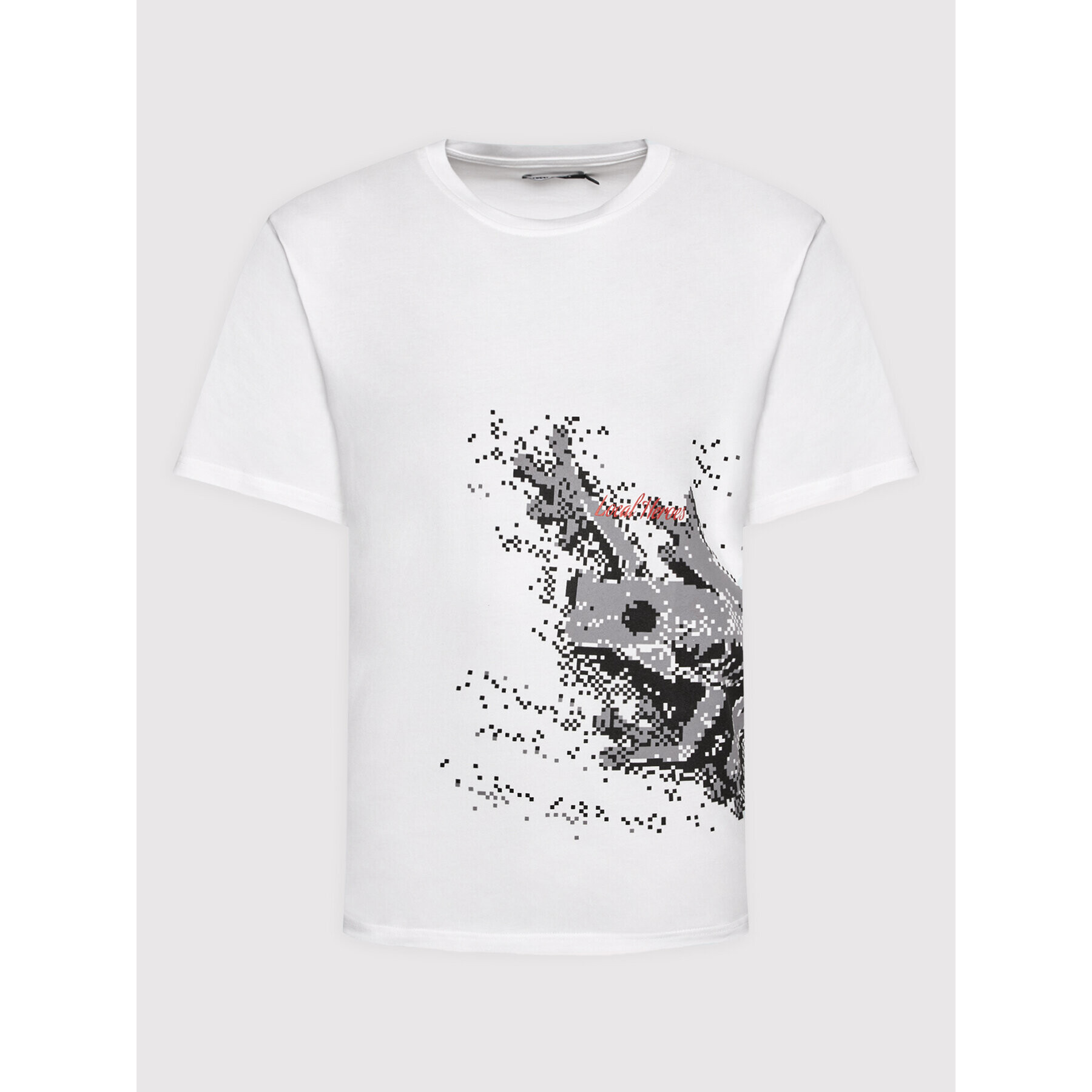 Local Heroes Тишърт Frog SS22T0032 Бял Oversize - Pepit.bg