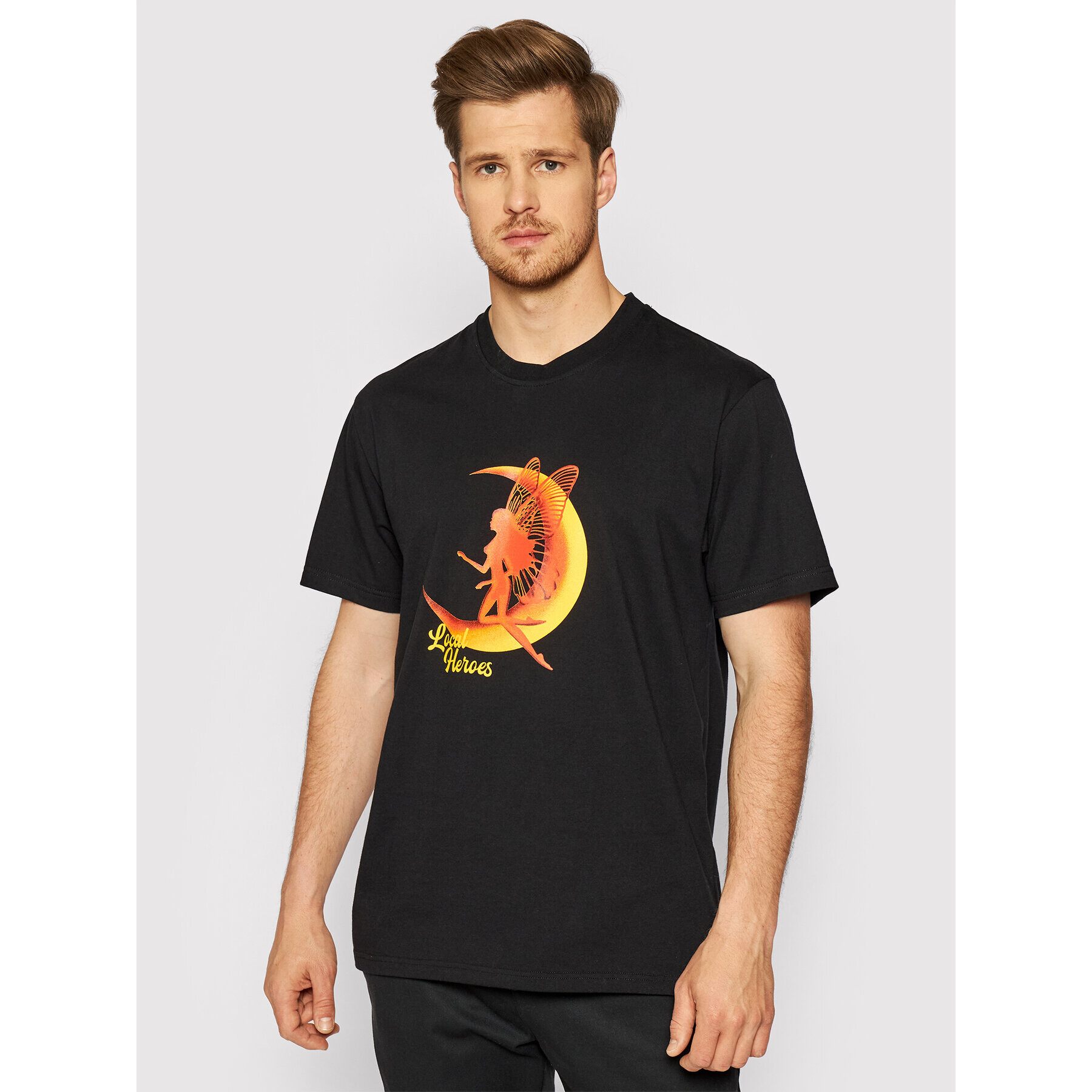 Local Heroes Тишърт Magic Hell Off AW21T0089 Черен Regular Fit - Pepit.bg
