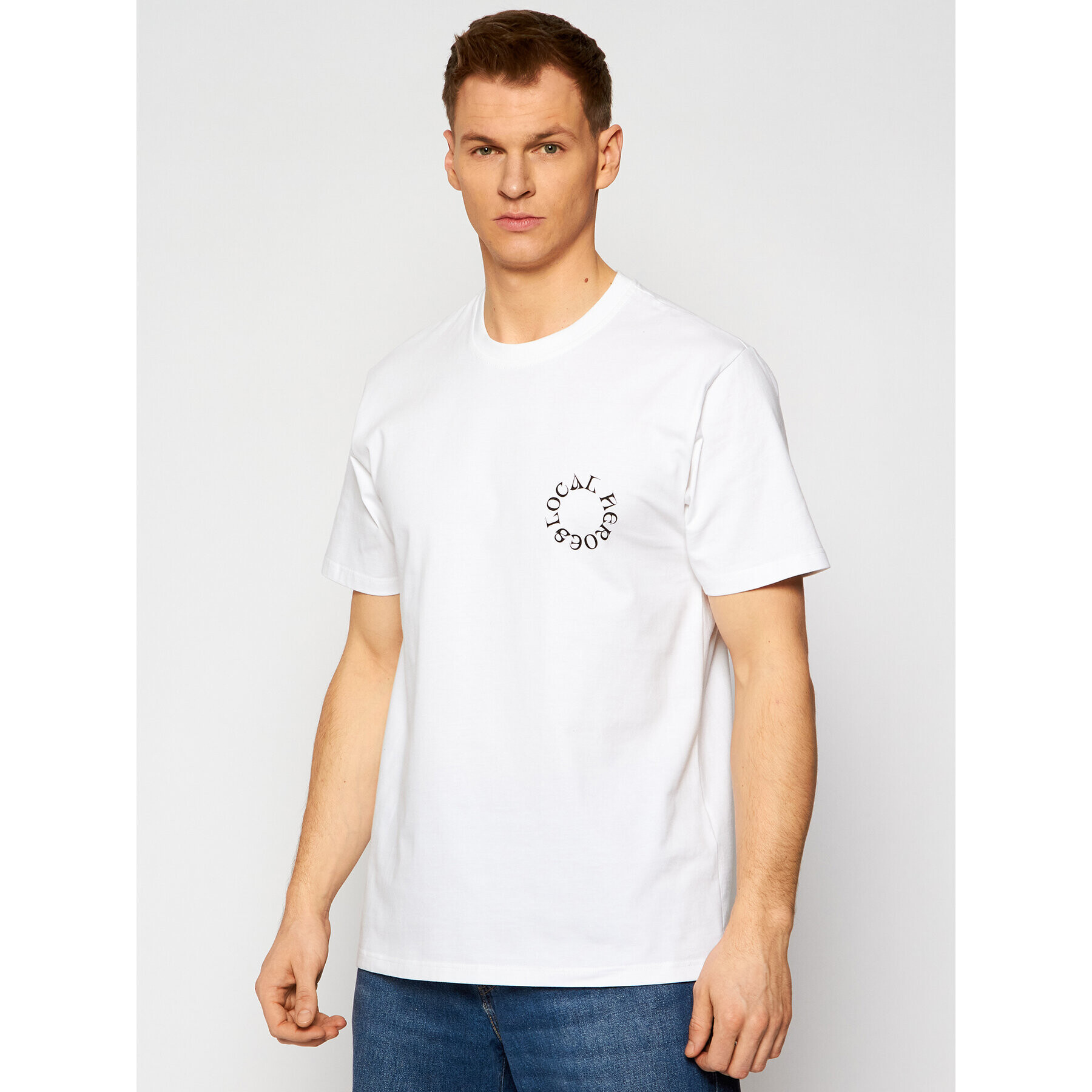 Local Heroes Тишърт Stay Horny SS21T0068 Бял Regular Fit - Pepit.bg