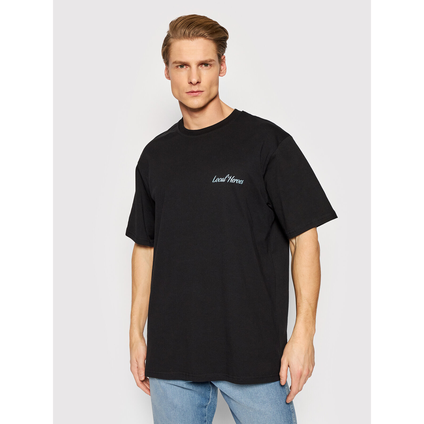 Local Heroes Тишърт Wild Instincts SS22T0033 Черен Oversize - Pepit.bg