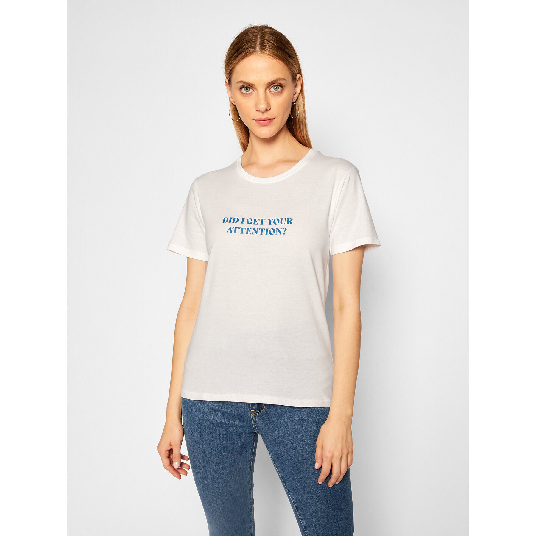Local Heroes Тишърт Your Attention Tee AW2021T0024 Бял Regular Fit - Pepit.bg