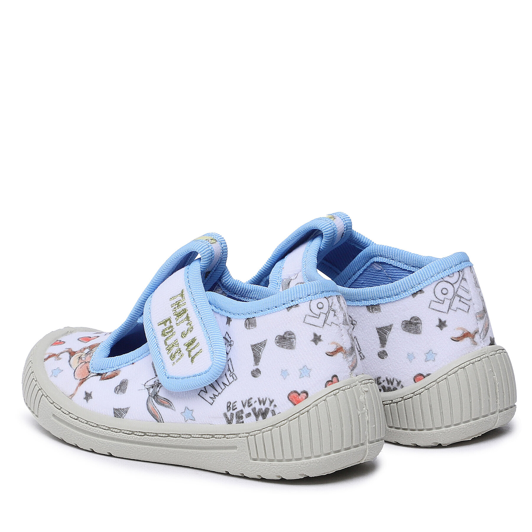 Looney Tunes Пантофи SS23-180WBLT Бял - Pepit.bg