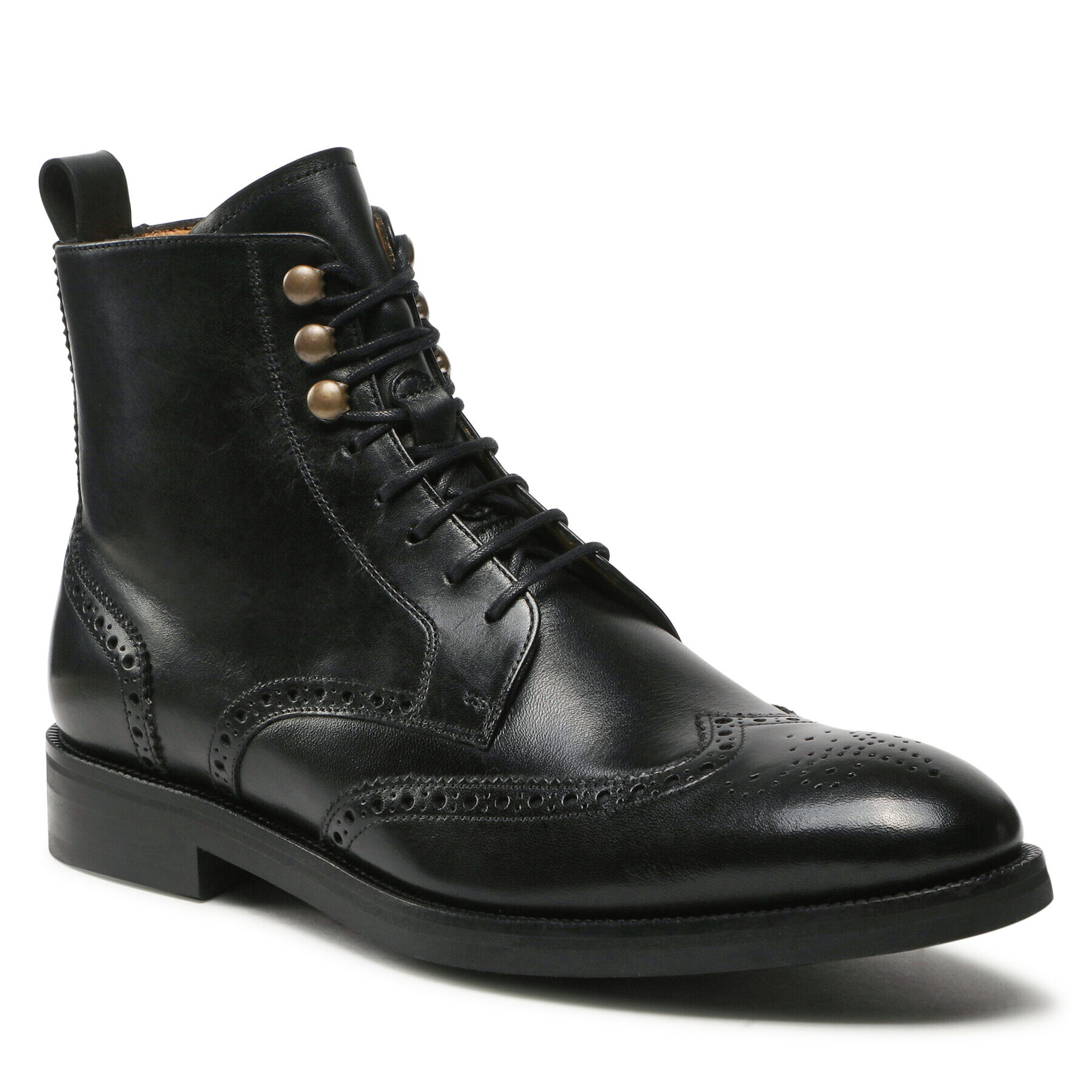 Lord Premium Ботуши Boots Brogues 5601 Черен - Pepit.bg