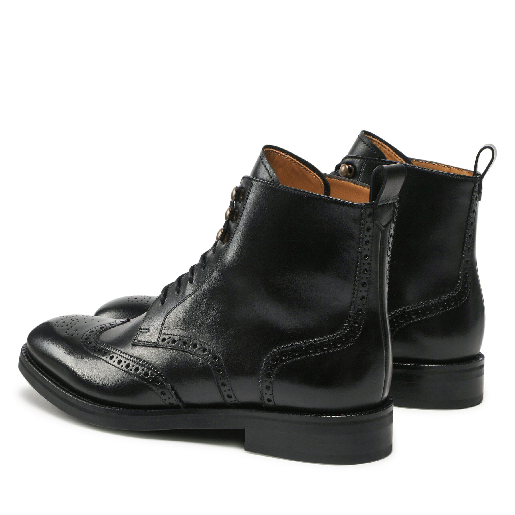 Lord Premium Ботуши Boots Brogues 5601 Черен - Pepit.bg