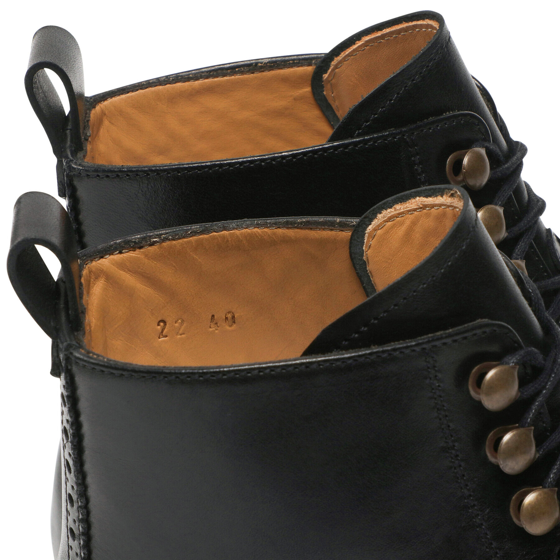 Lord Premium Ботуши Boots Brogues 5601 Черен - Pepit.bg
