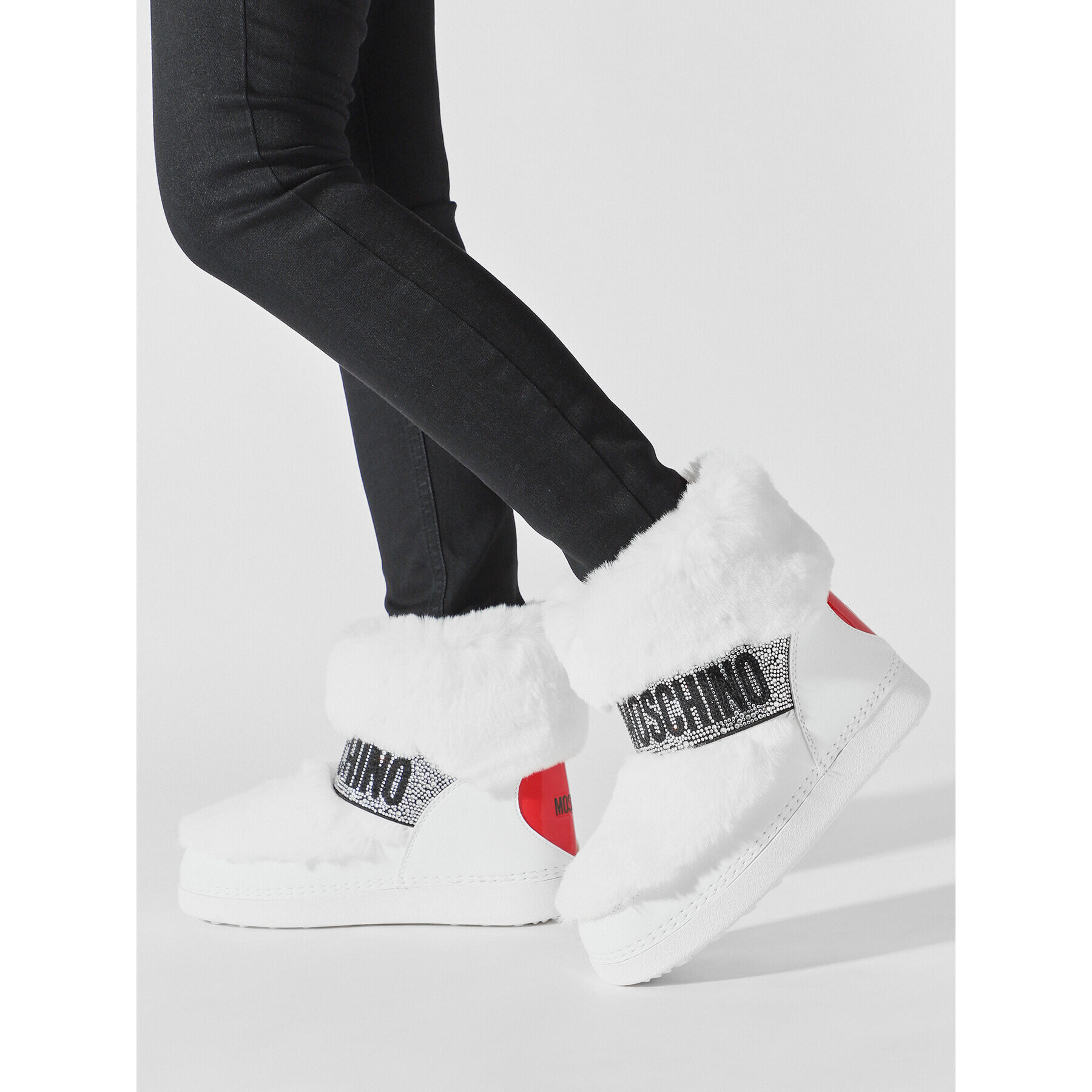 LOVE MOSCHINO Апрески JA24202G0HJW0100 Бял - Pepit.bg