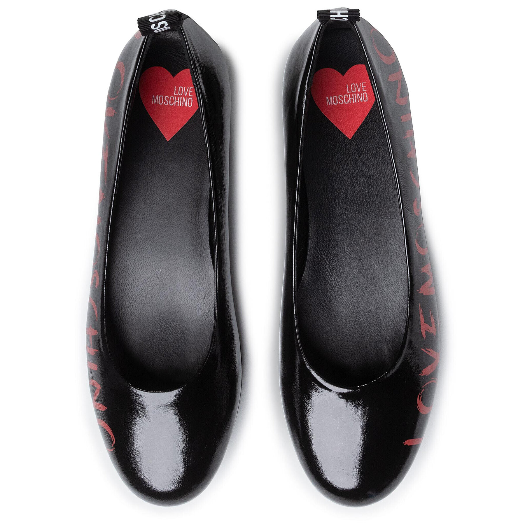 LOVE MOSCHINO Балеринки JA11051G1BIE0000 Черен - Pepit.bg
