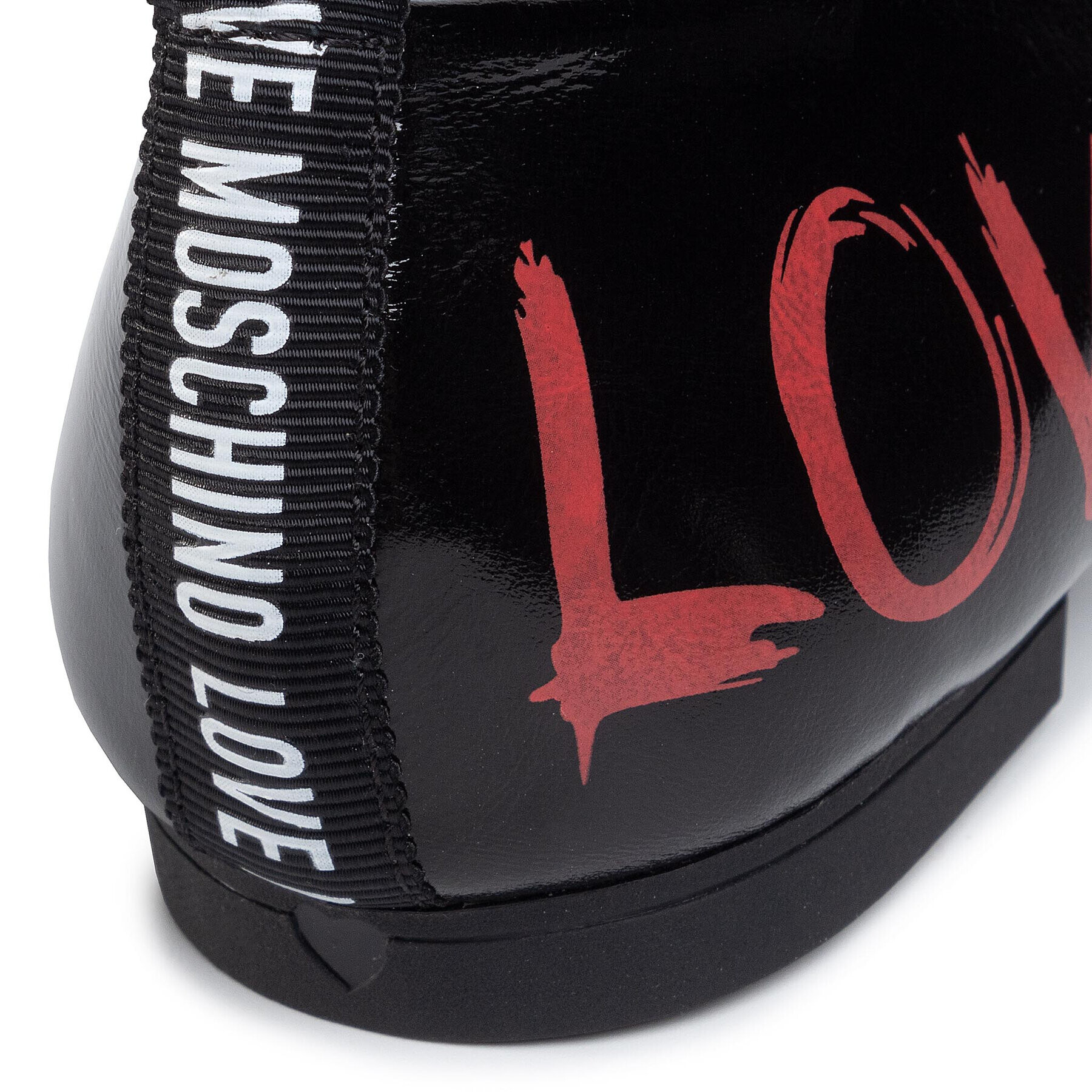 LOVE MOSCHINO Балеринки JA11051G1BIE0000 Черен - Pepit.bg