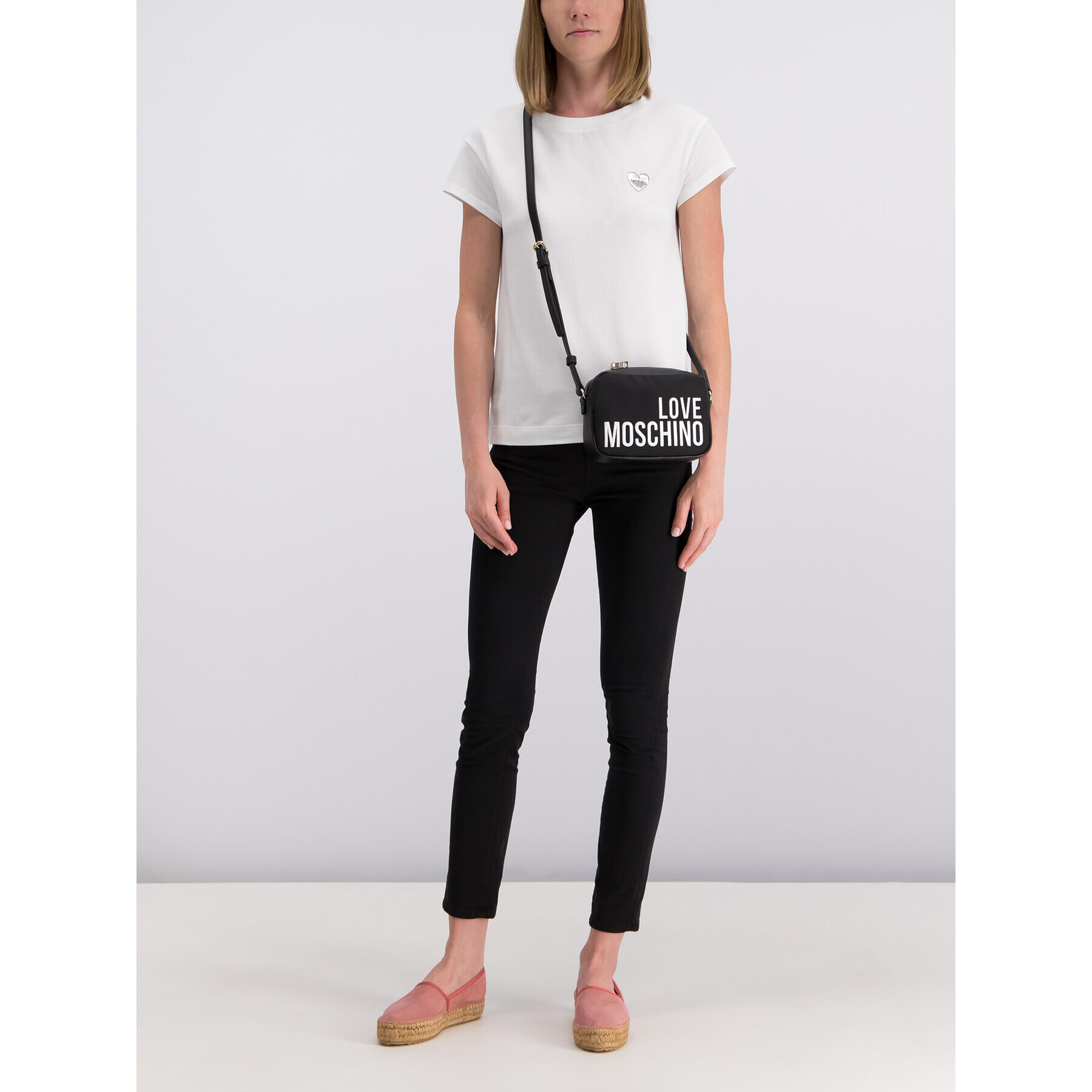 LOVE MOSCHINO Блуза W4F3085M 4071 Бял Regular Fit - Pepit.bg
