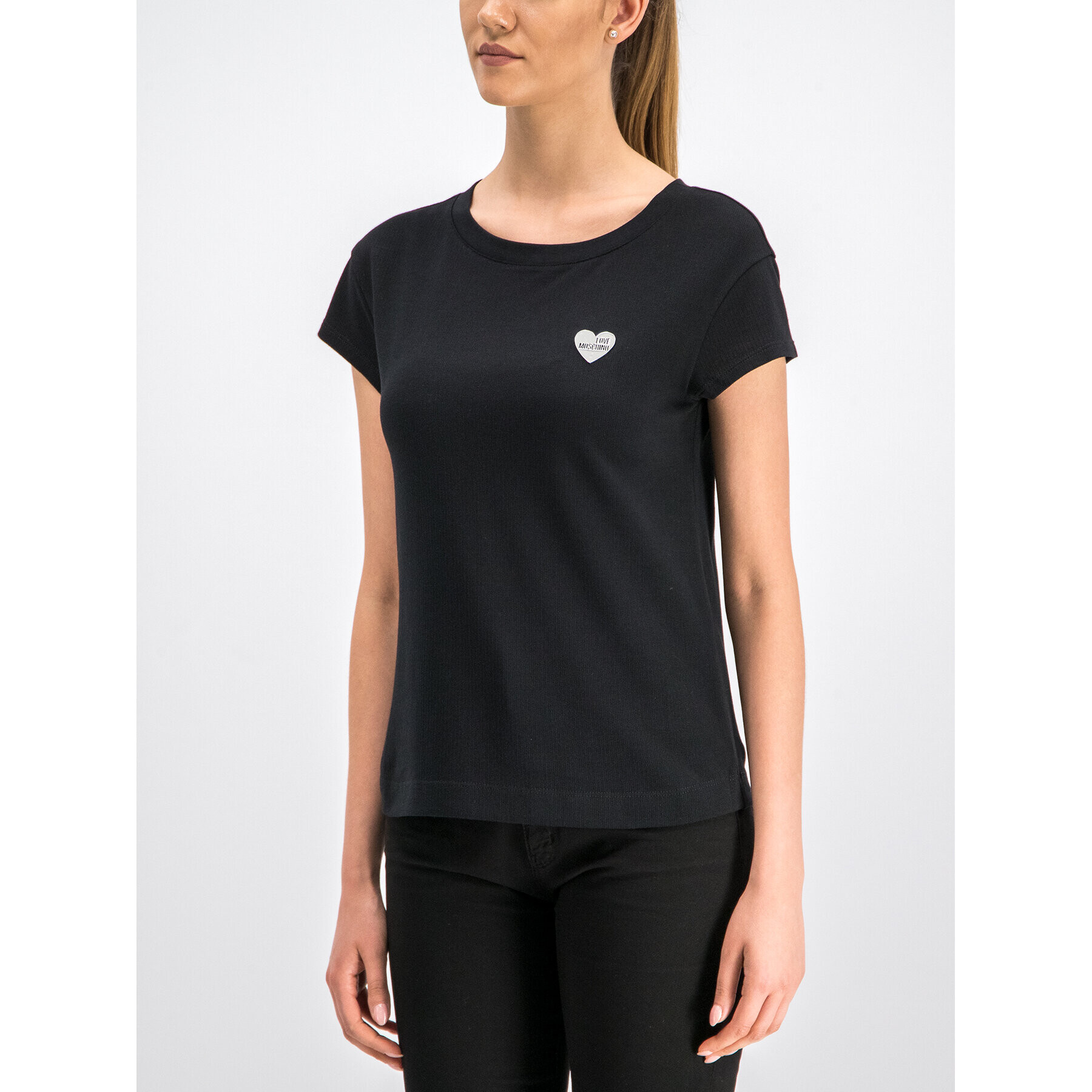 LOVE MOSCHINO Блуза W4F3085M 4071 Черен Regular Fit - Pepit.bg