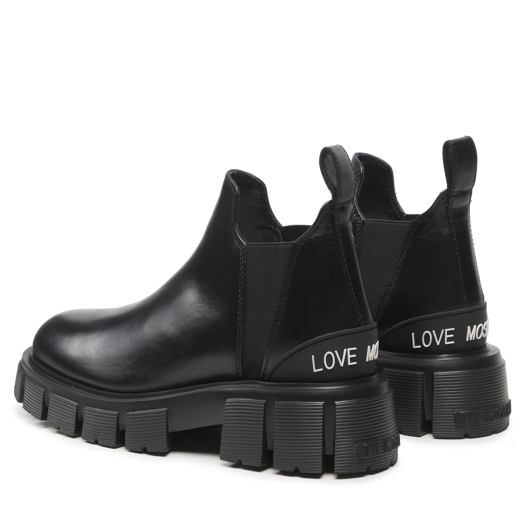 LOVE MOSCHINO Боти тип челси JA21035G1HIA0000 Черен - Pepit.bg