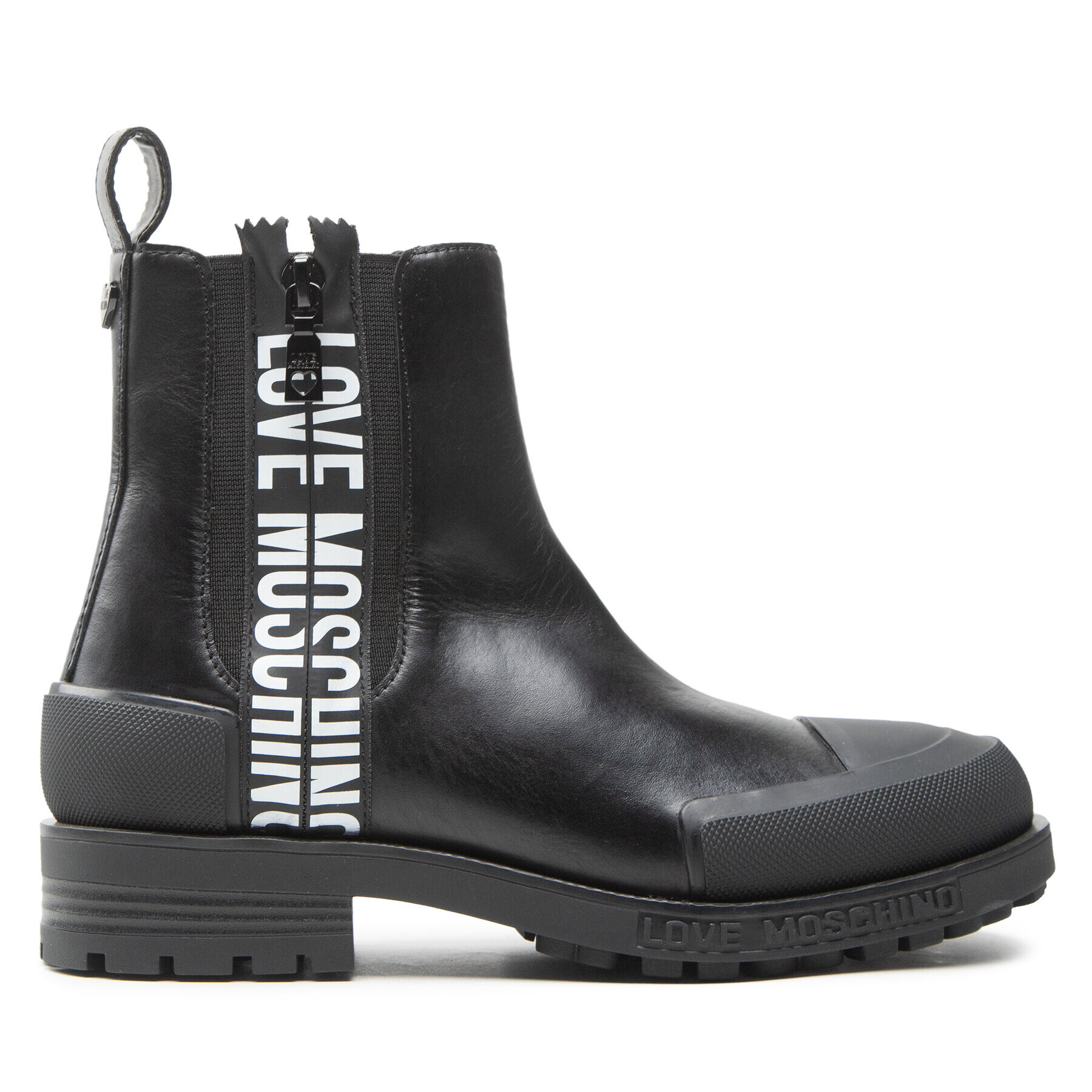 LOVE MOSCHINO Боти тип челси JA21104G1FIA0000 Черен - Pepit.bg