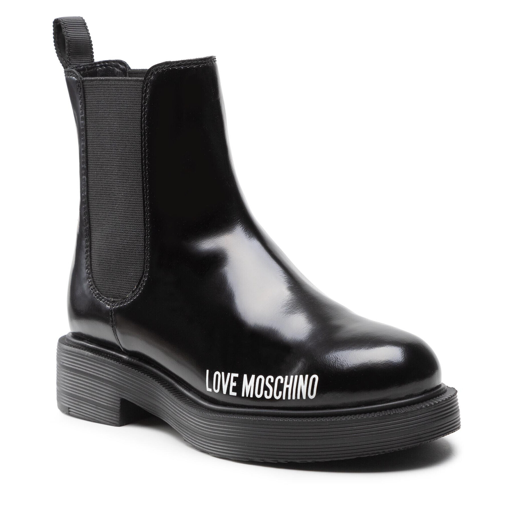 LOVE MOSCHINO Боти тип челси JA21124G1FIB0000 Черен - Pepit.bg