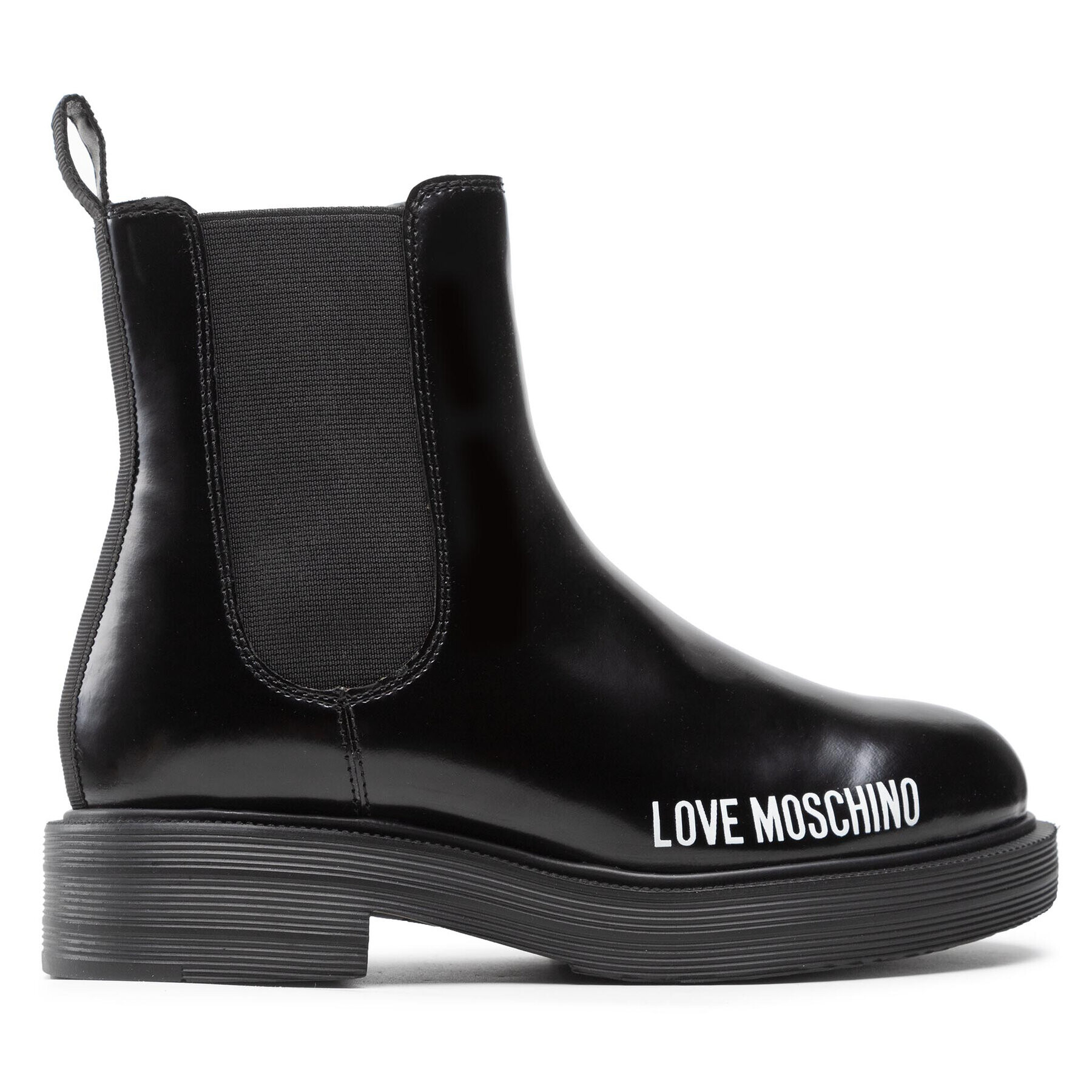 LOVE MOSCHINO Боти тип челси JA21124G1FIB0000 Черен - Pepit.bg