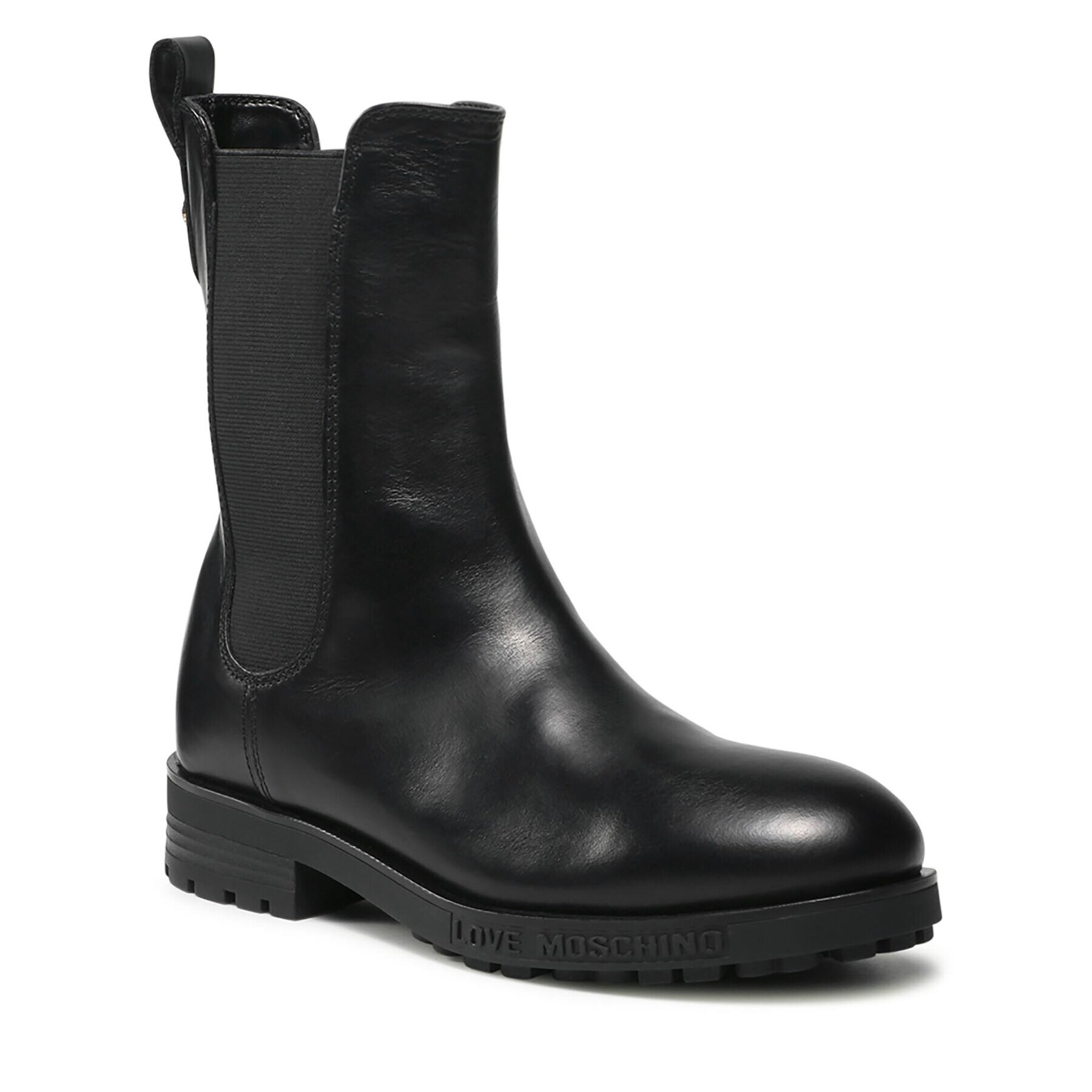 LOVE MOSCHINO Боти тип челси JA24284G0DIA0000 Черен - Pepit.bg