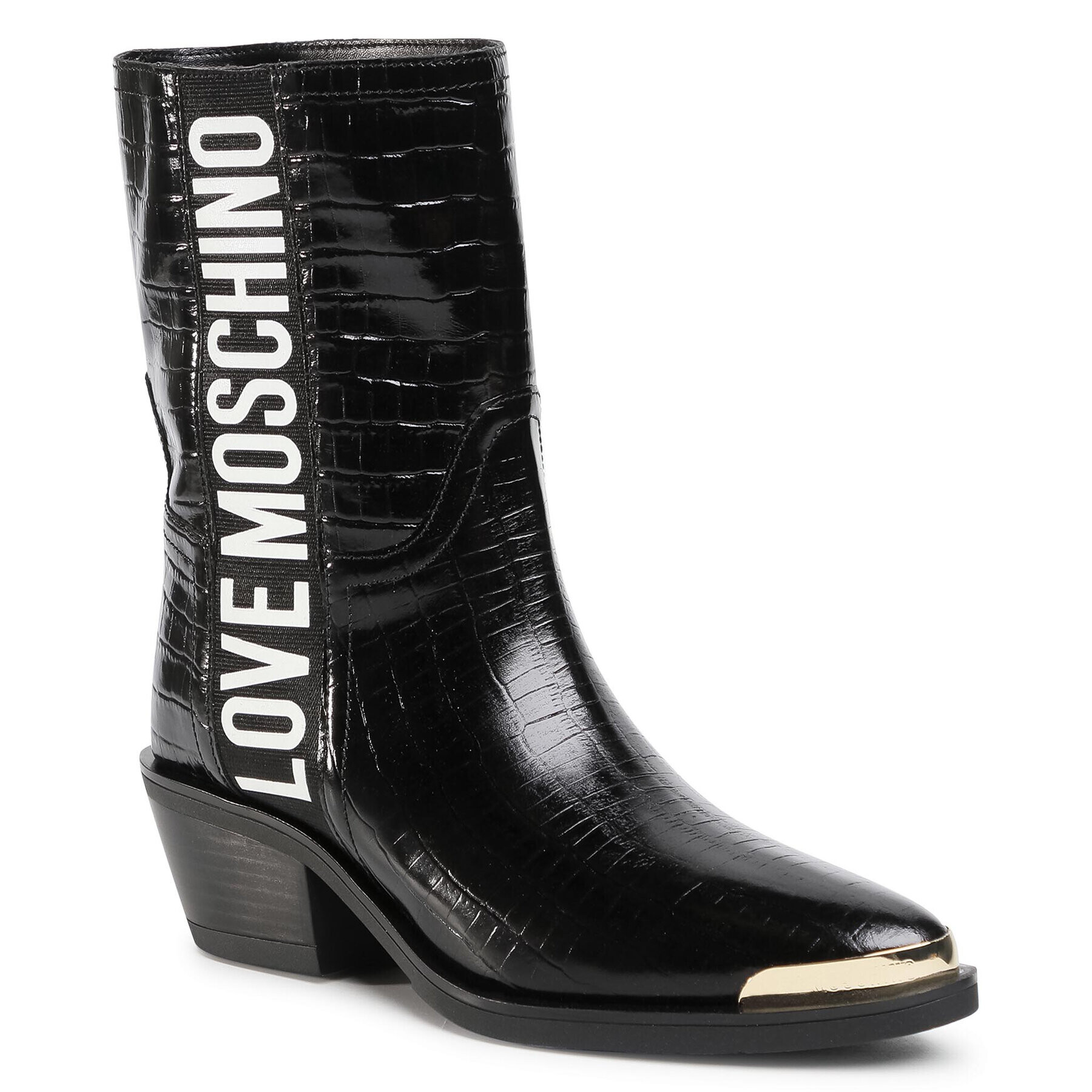 LOVE MOSCHINO Боти JA21415G0BJM0000 Черен - Pepit.bg