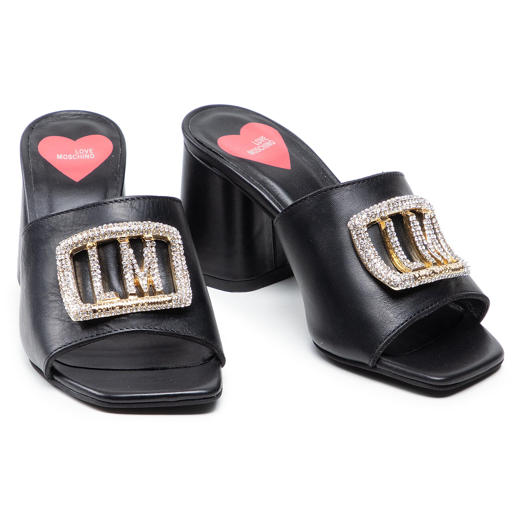 LOVE MOSCHINO Чехли JA28227C0CJC0000 Черен - Pepit.bg