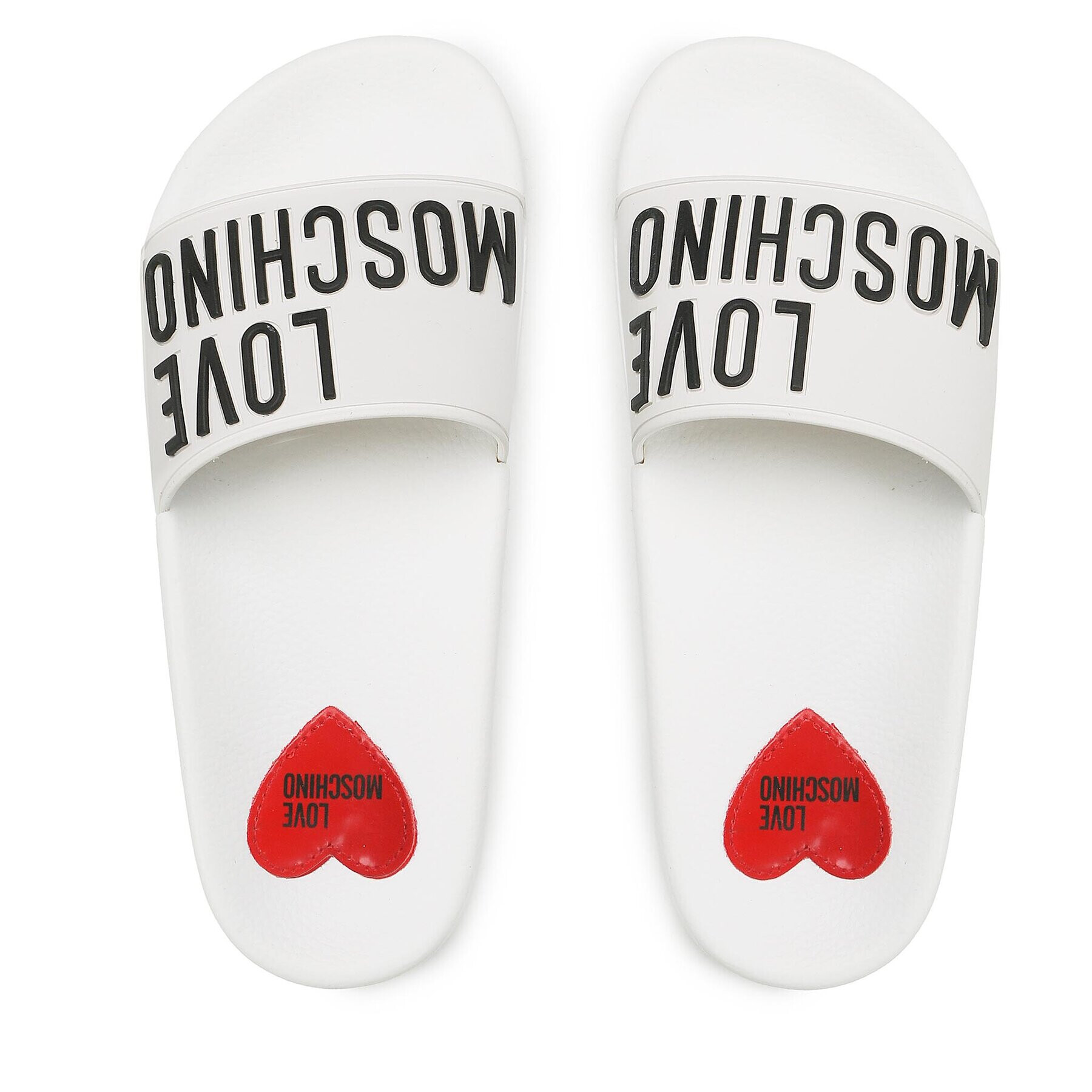 LOVE MOSCHINO Чехли JA28052G1GI14100 Бял - Pepit.bg