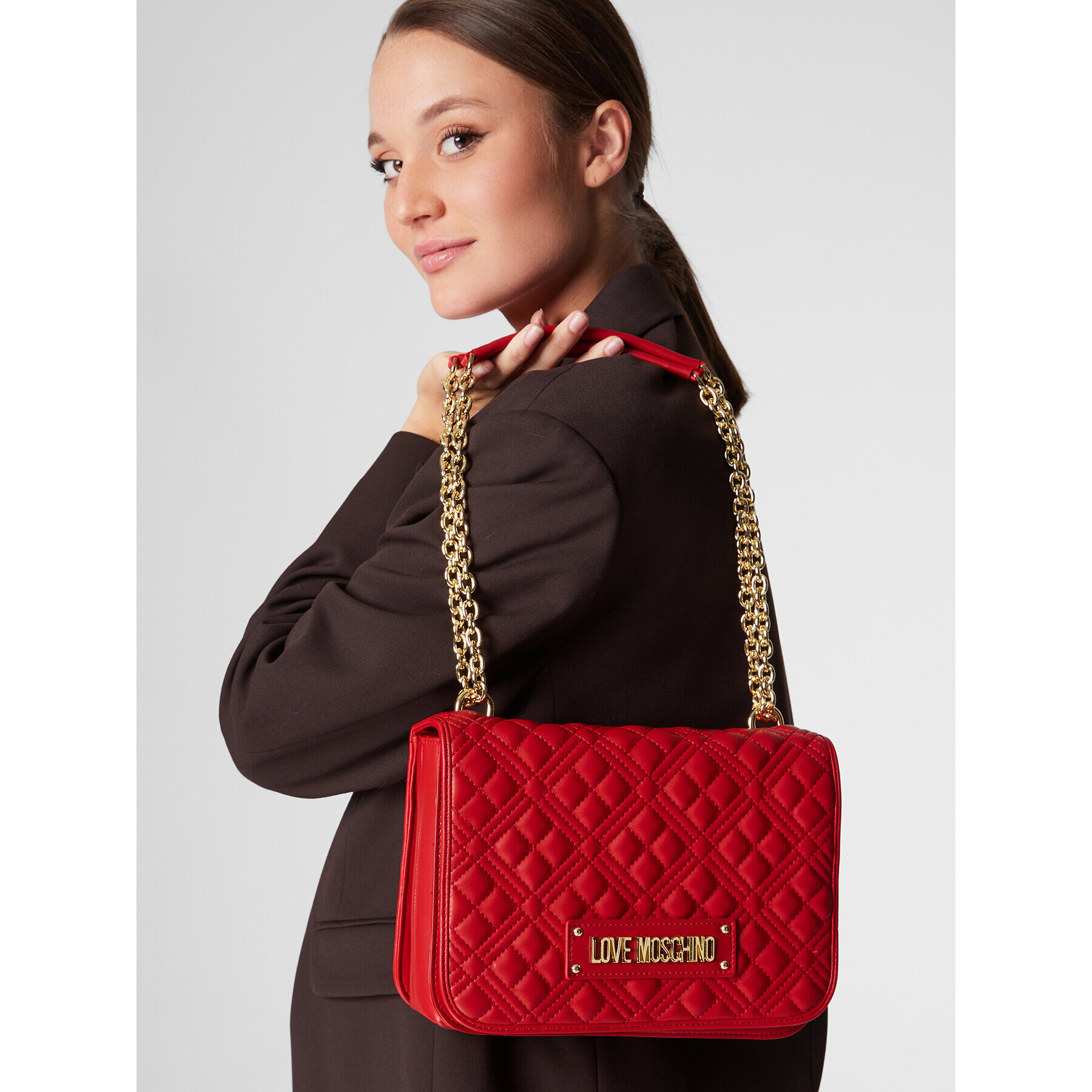 LOVE MOSCHINO Дамска чанта JC4000PP1FLA0500 Червен - Pepit.bg