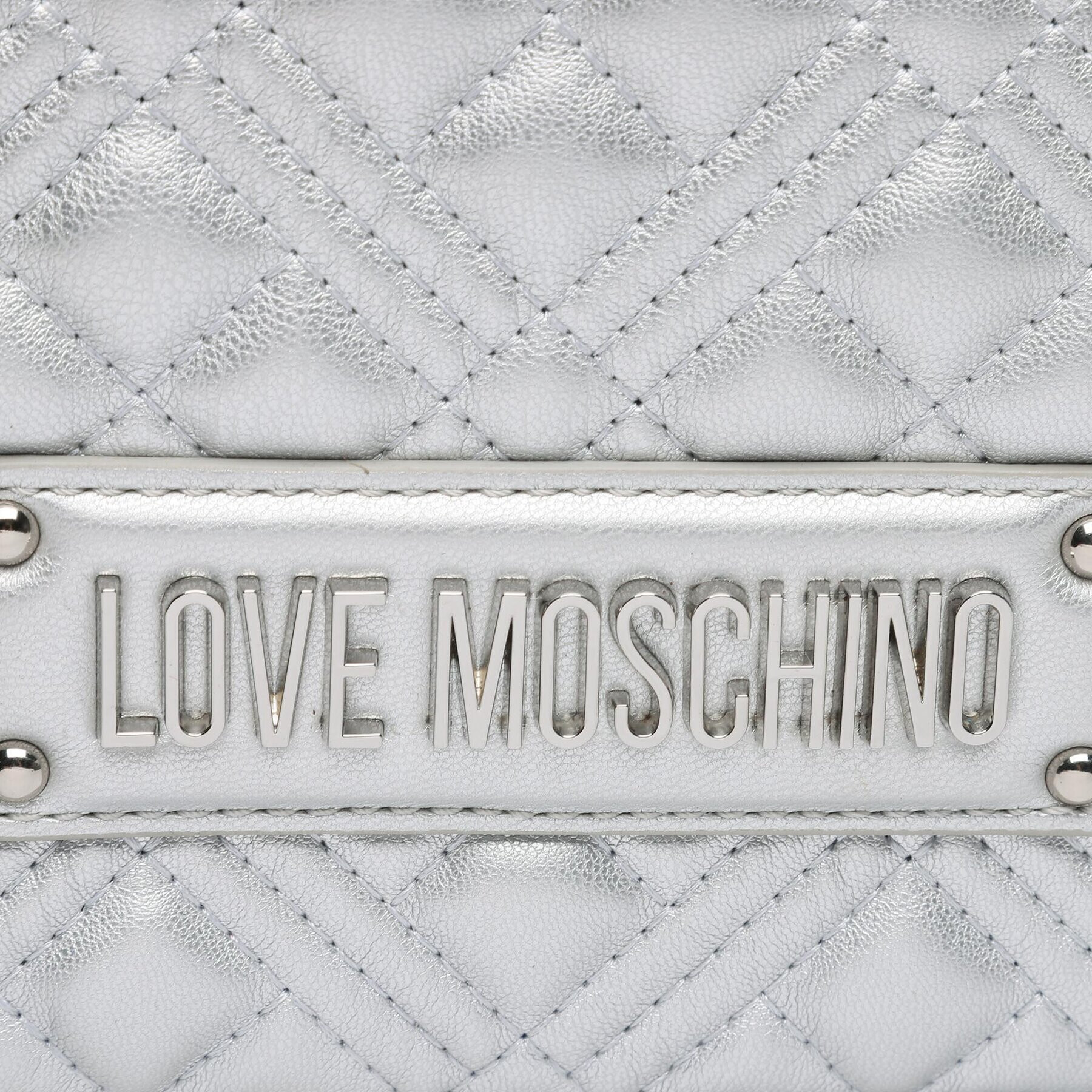 LOVE MOSCHINO Дамска чанта JC4000PP1HLA0902 Сребрист - Pepit.bg