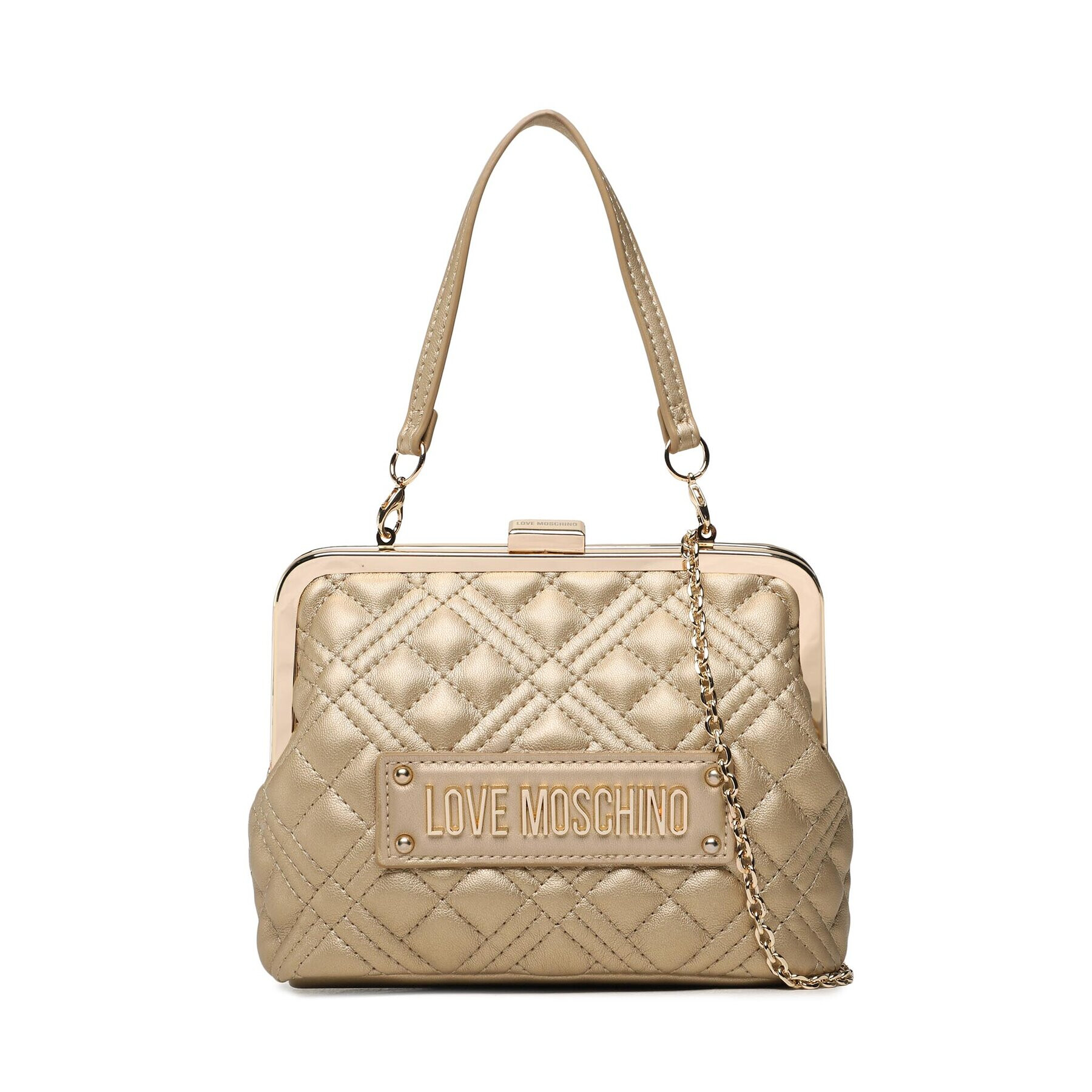 LOVE MOSCHINO Дамска чанта JC4011PP0GLA0901 Златист - Pepit.bg