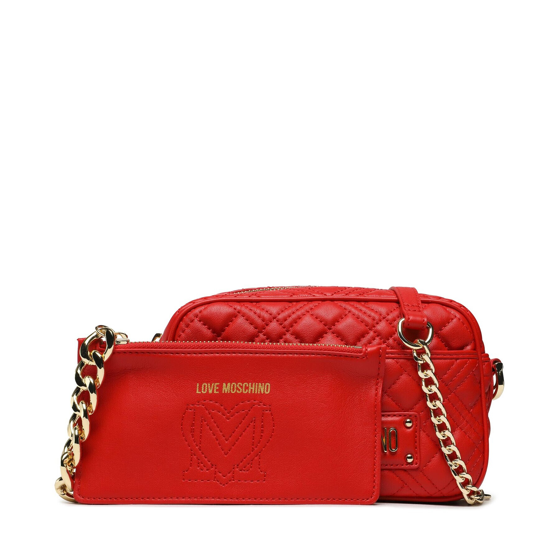 LOVE MOSCHINO Дамска чанта JC4017PP1GLA0500 Червен - Pepit.bg