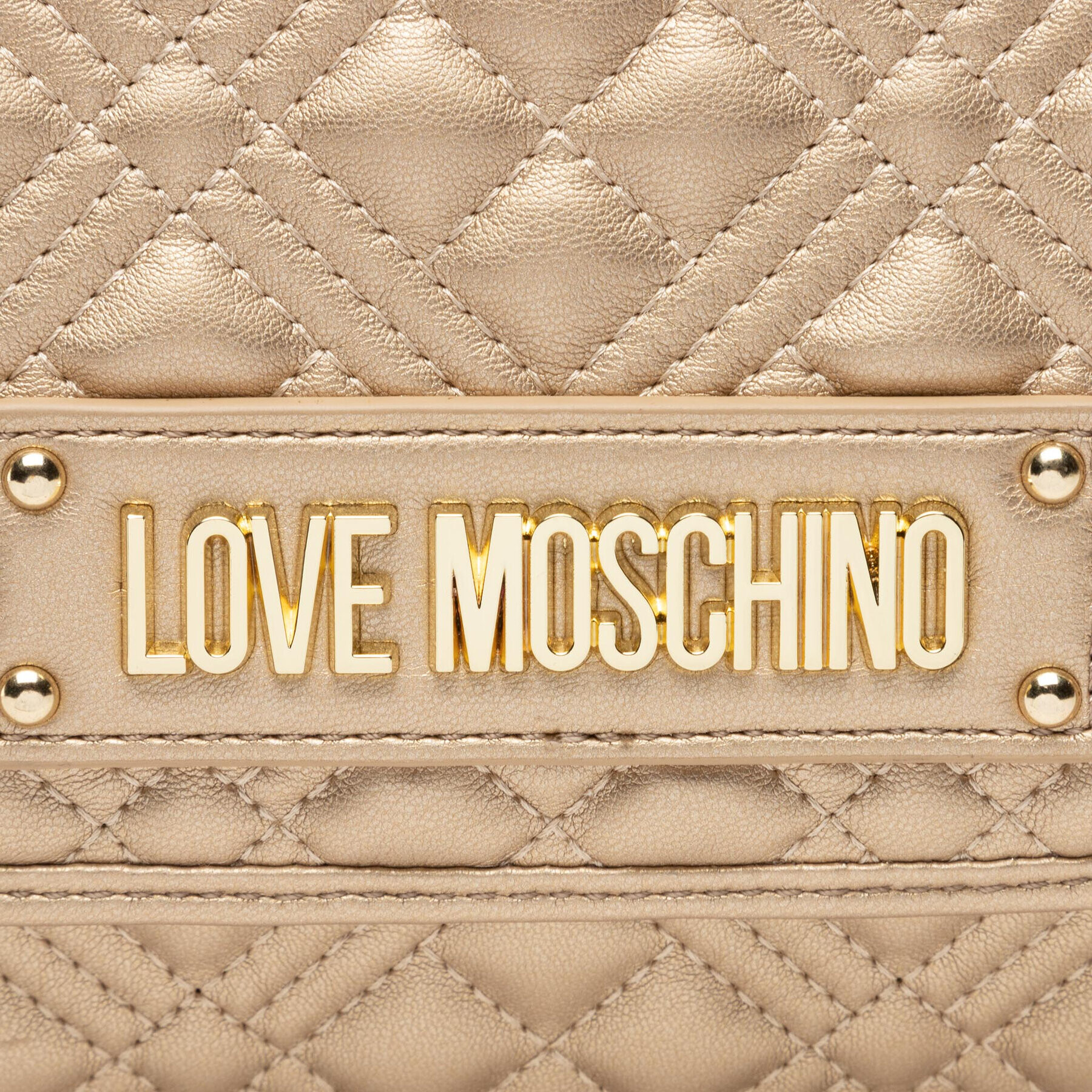 LOVE MOSCHINO Дамска чанта JC4024PP1FLA0901 Златист - Pepit.bg