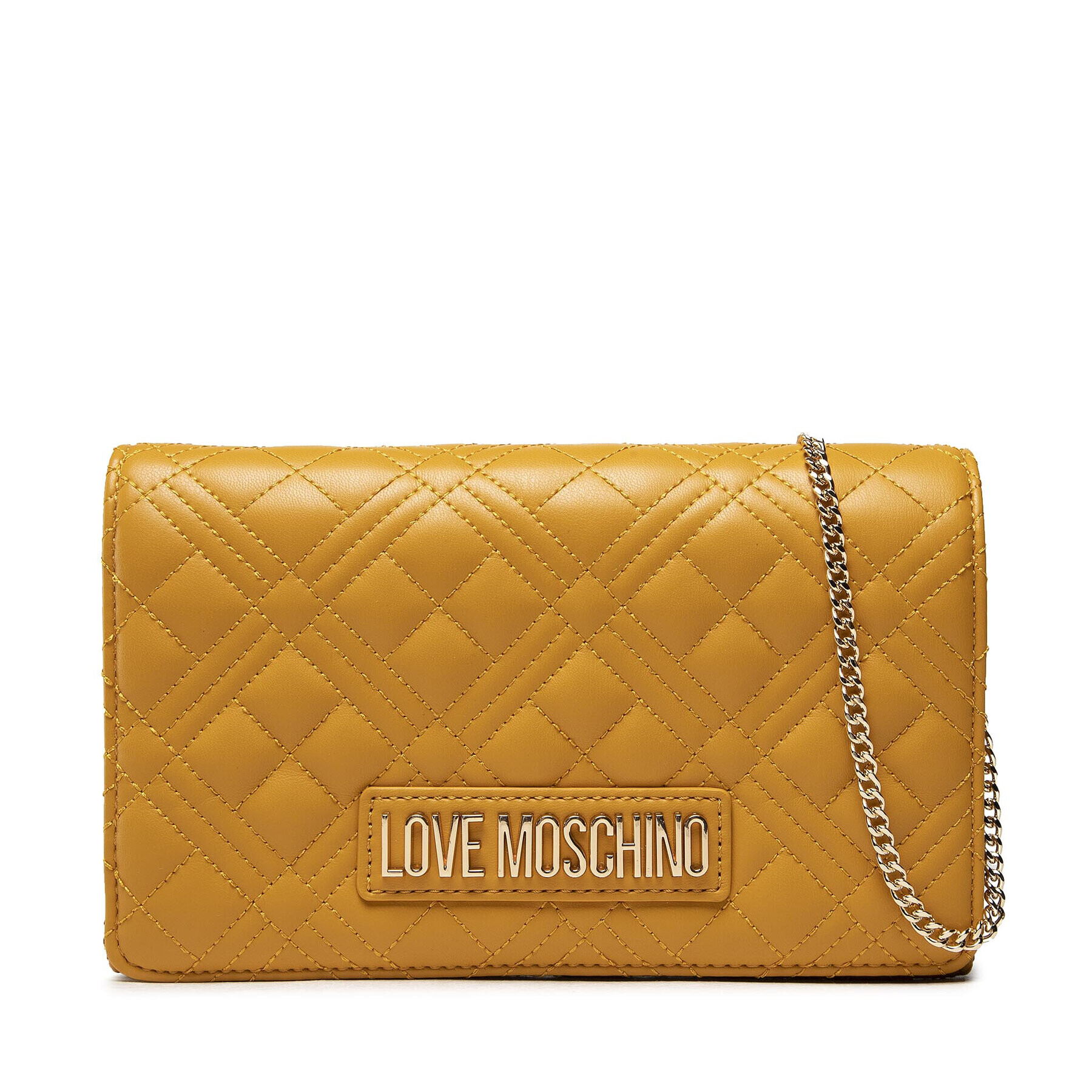 LOVE MOSCHINO Дамска чанта JC4079PP0DLA2410 Жълт - Pepit.bg