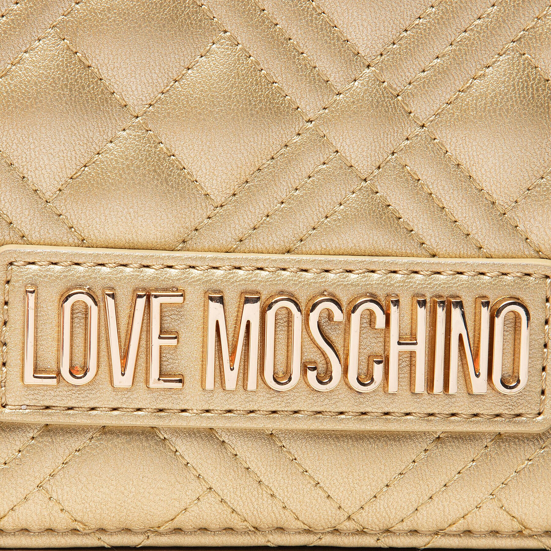 LOVE MOSCHINO Дамска чанта JC4079PP0DLA2901 Златист - Pepit.bg