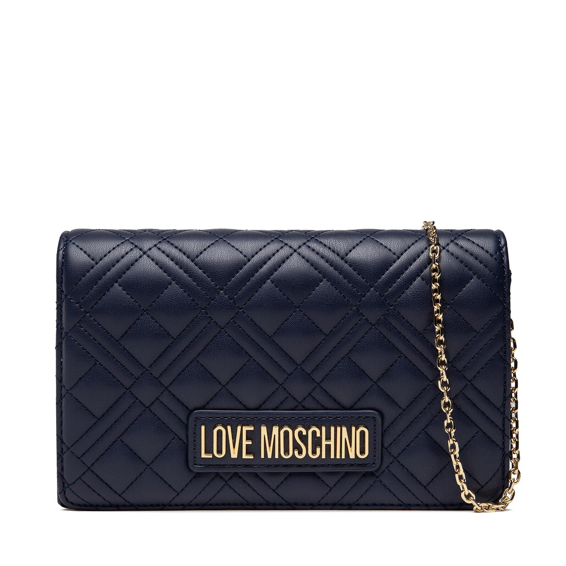 LOVE MOSCHINO Дамска чанта JC4079PP0FLA0750 Тъмносин - Pepit.bg