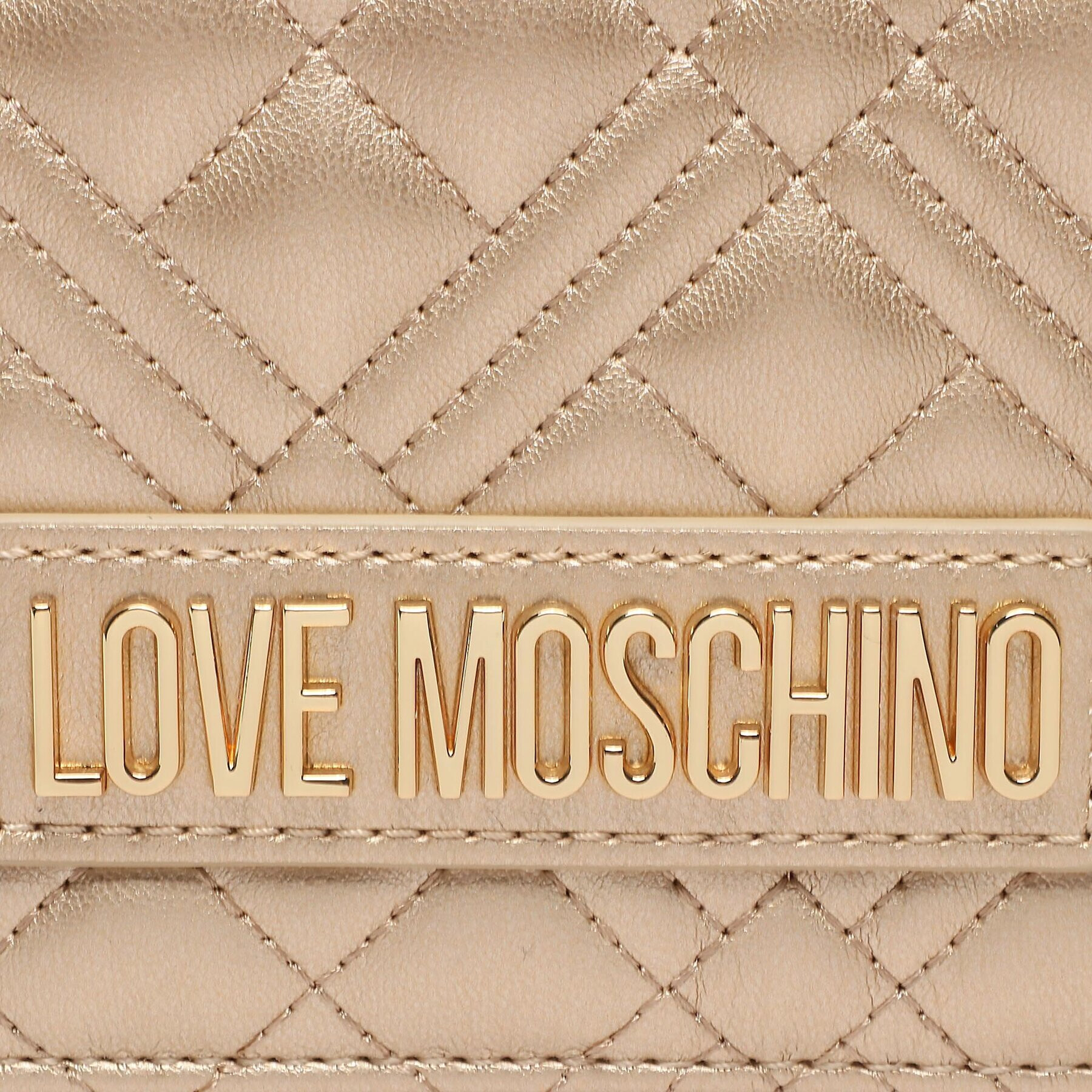 LOVE MOSCHINO Дамска чанта JC4079PP1HLA0901 Златист - Pepit.bg