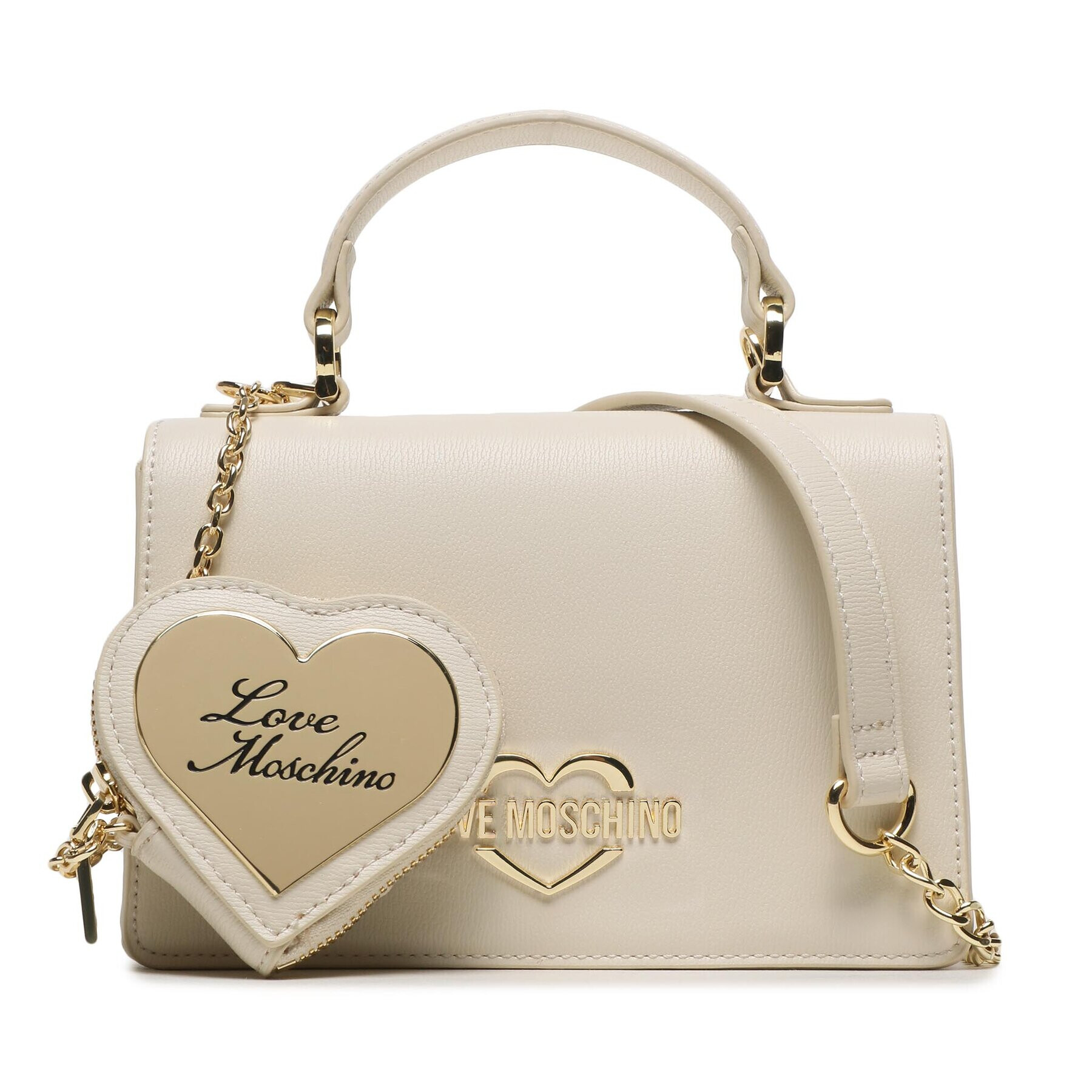 LOVE MOSCHINO Дамска чанта JC4081PP1HLD0110 Бежов - Pepit.bg