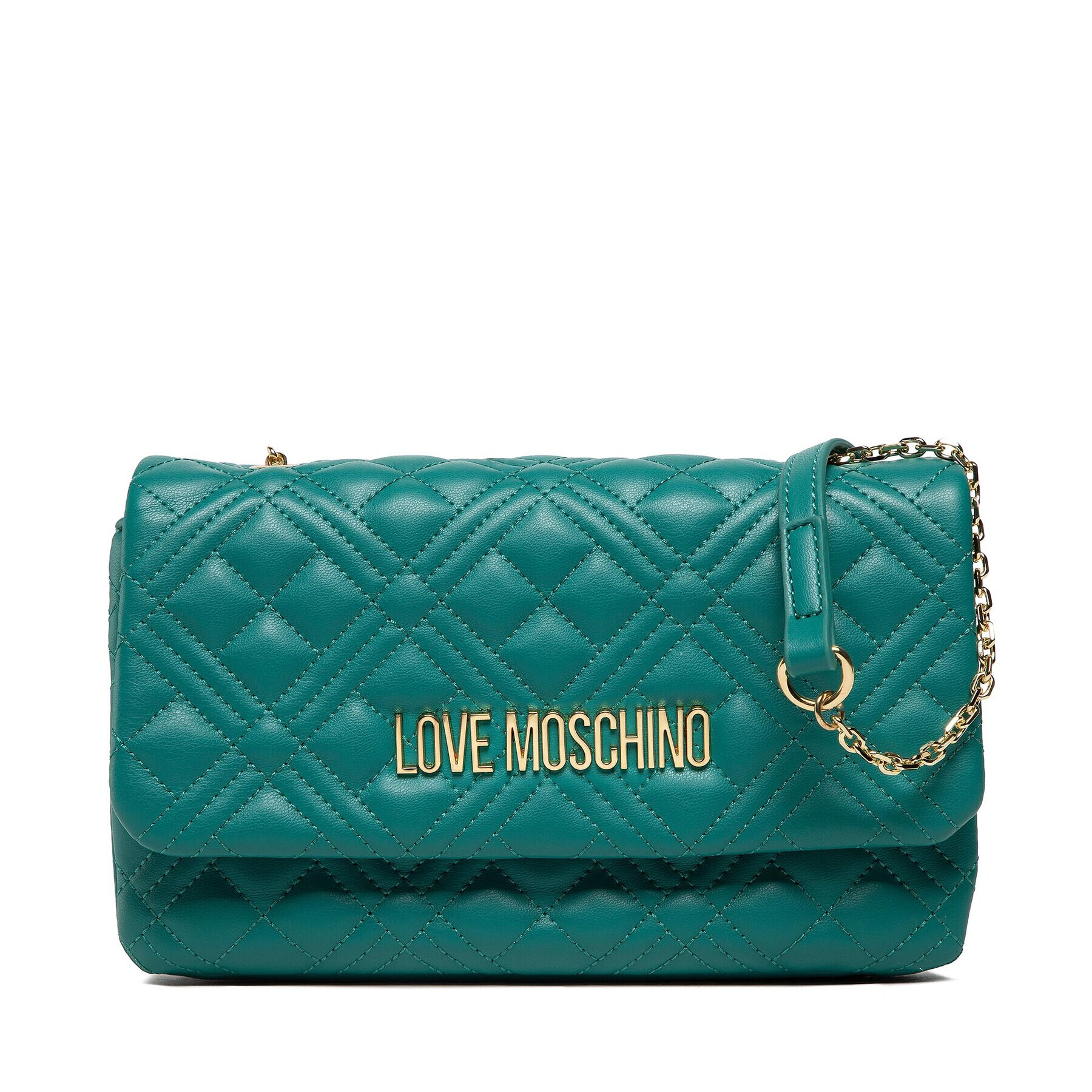 LOVE MOSCHINO Дамска чанта JC4097PP0FLT0850 Зелен - Pepit.bg