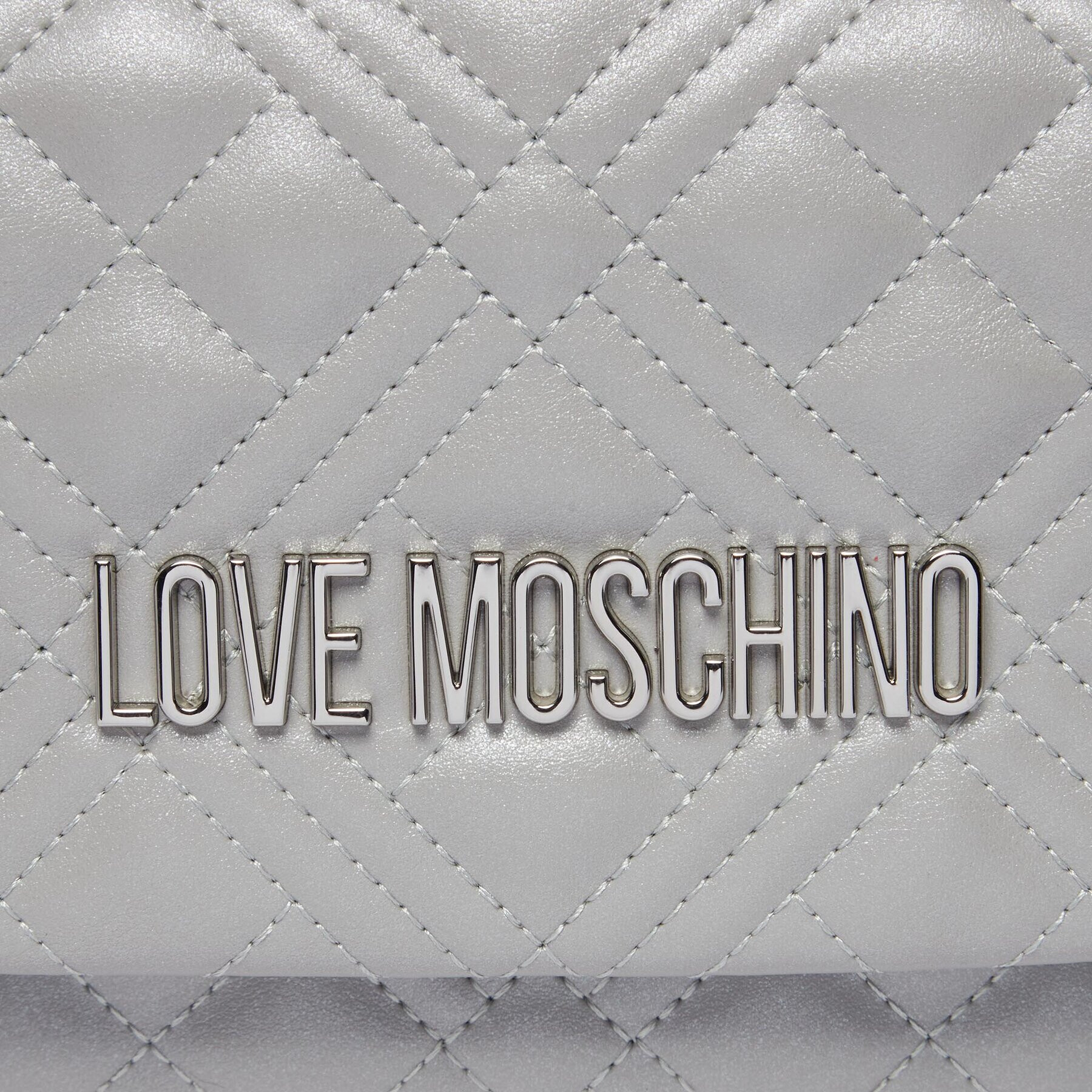 LOVE MOSCHINO Дамска чанта JC4097PP0HLA090B Сребрист - Pepit.bg