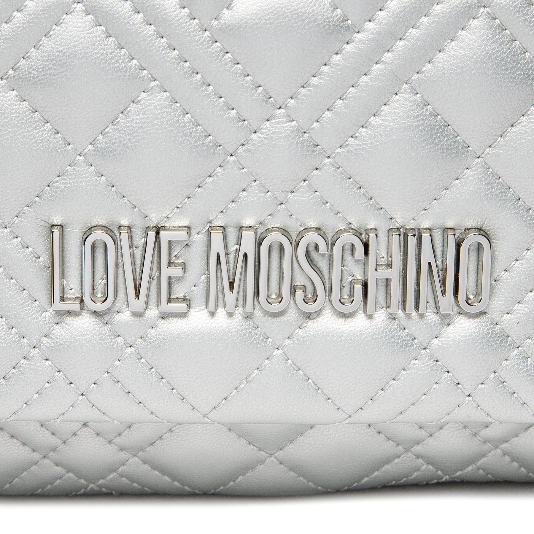 LOVE MOSCHINO Дамска чанта JC4097PP1FLT0902 Сребрист - Pepit.bg