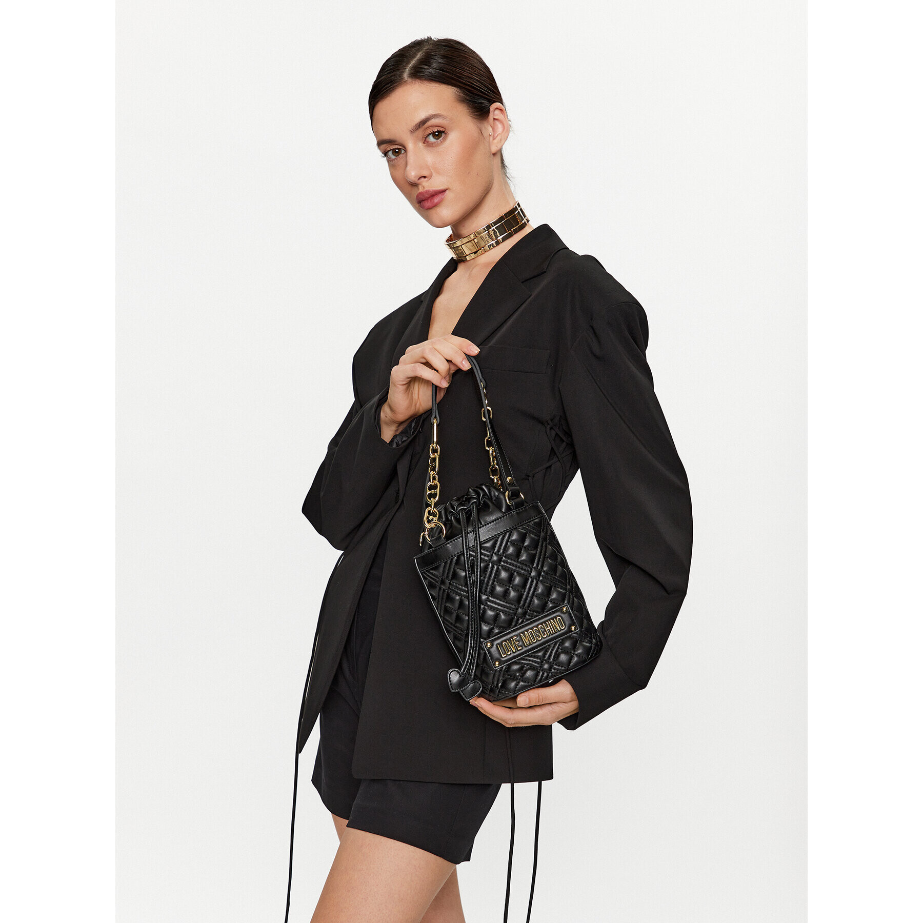 LOVE MOSCHINO Дамска чанта JC4165PP0HLA0000 Черен - Pepit.bg