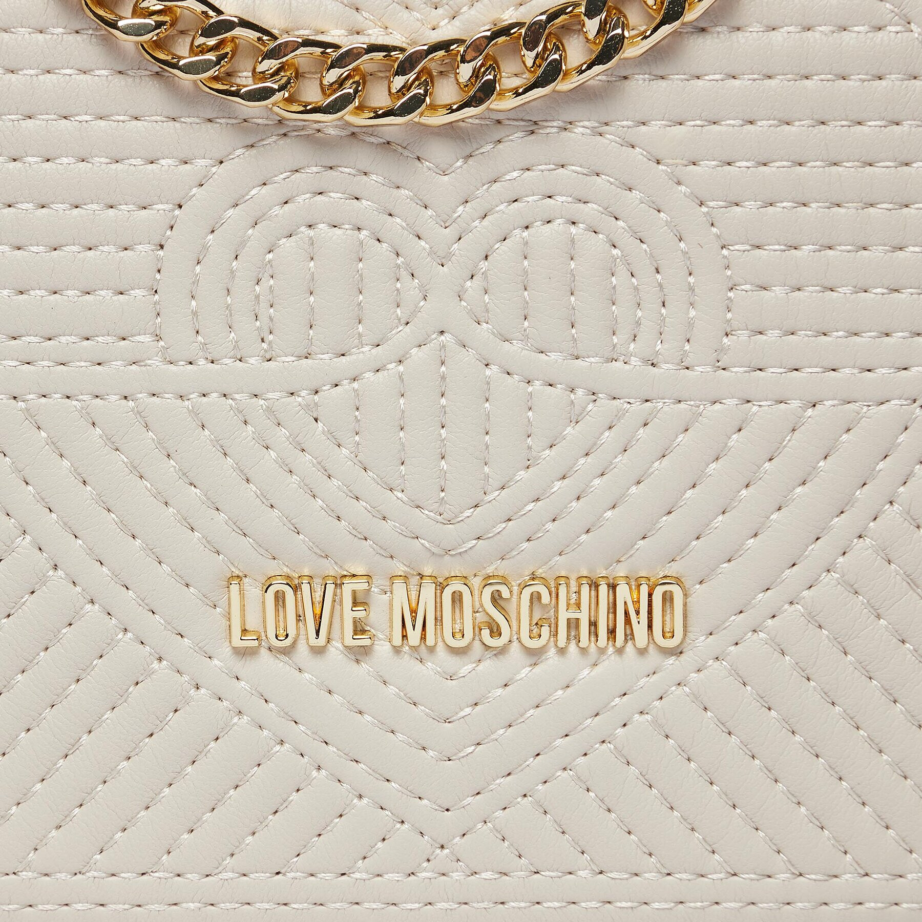 LOVE MOSCHINO Дамска чанта JC4175PP0HKB0110 Екрю - Pepit.bg